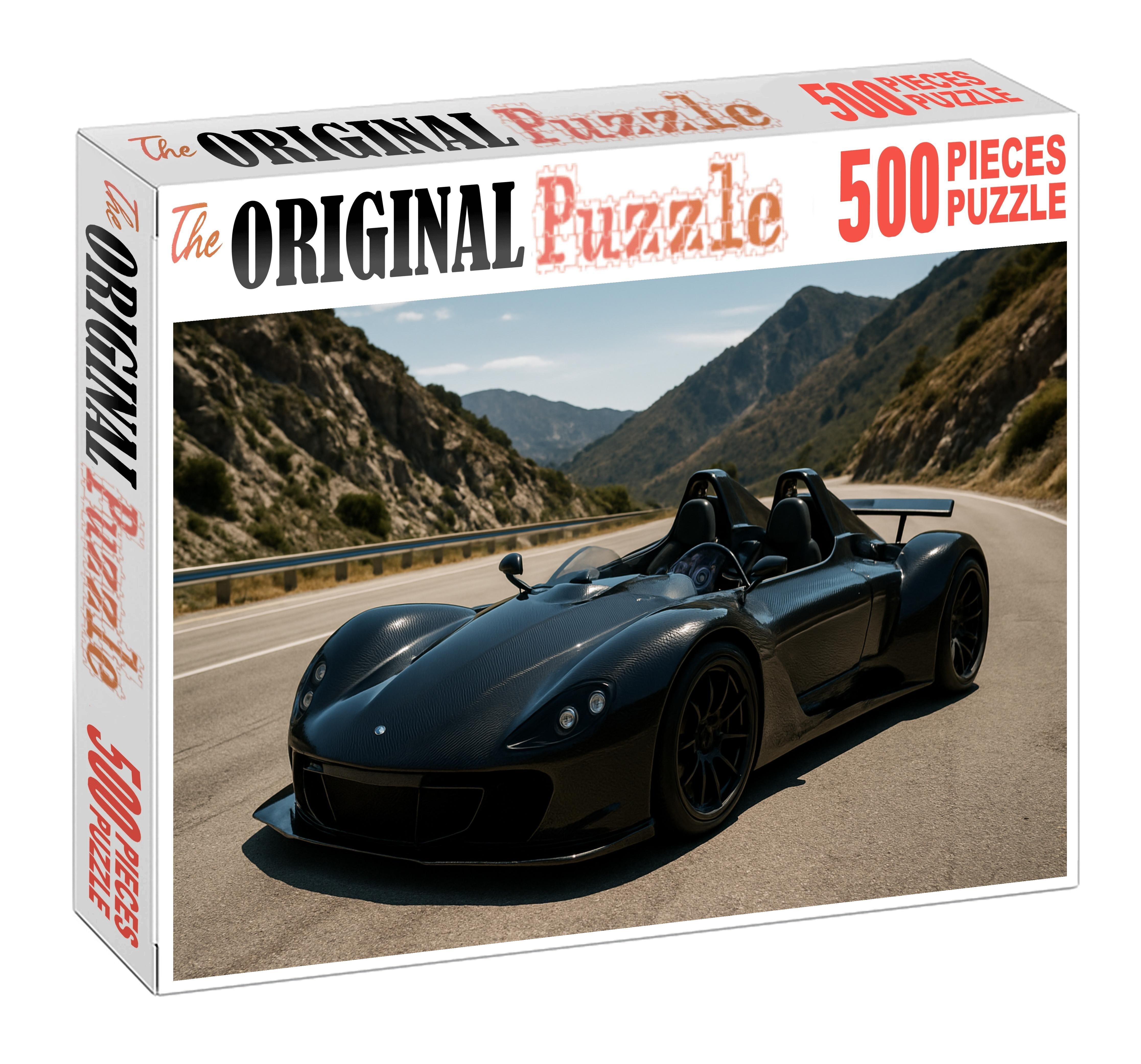 Aria Nova Ultra-lightweight Carbon Fiber Speedster Custom Jigsaw Puzzle