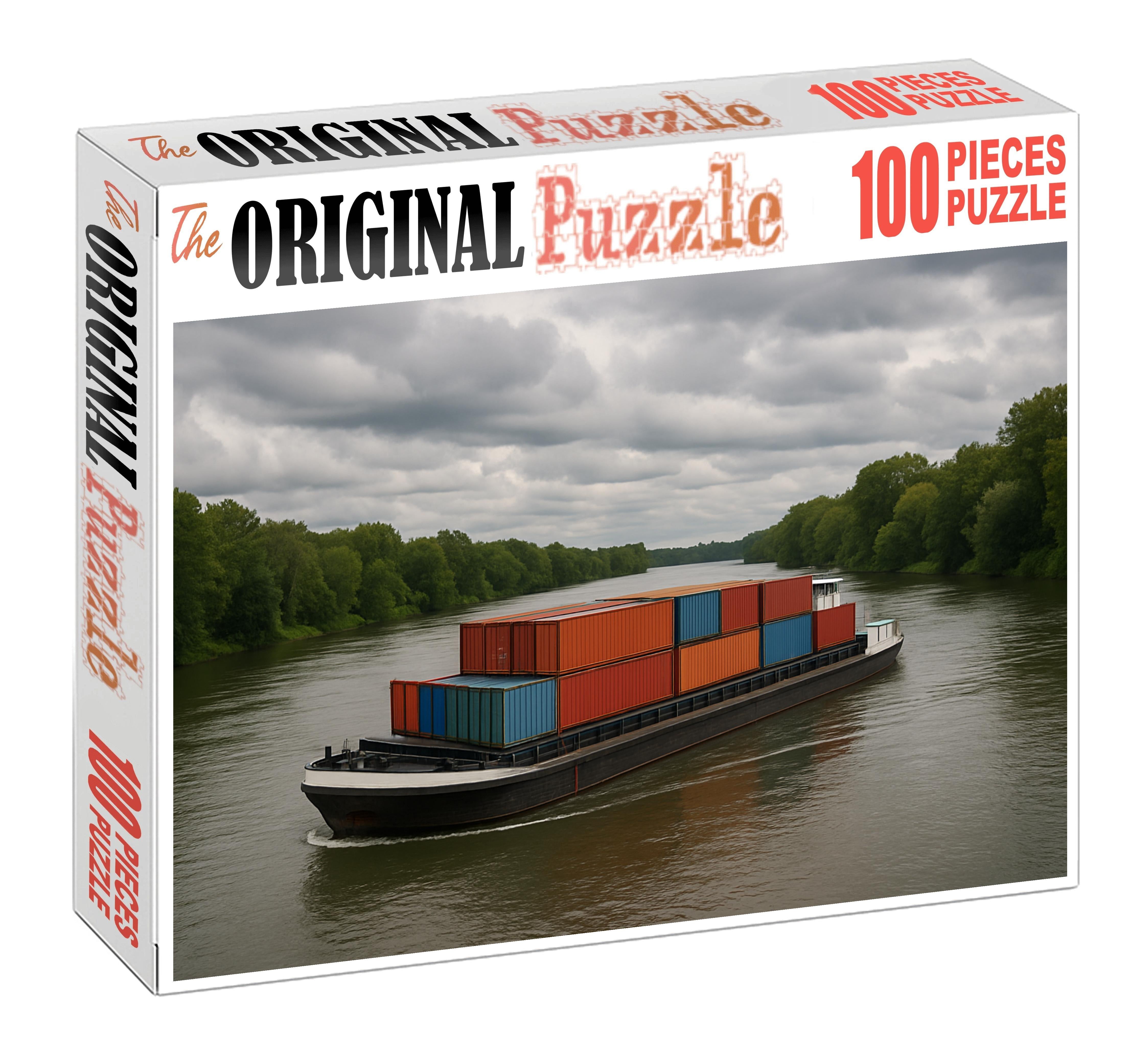Biofuel-powered River Barge Puzzle For Adults