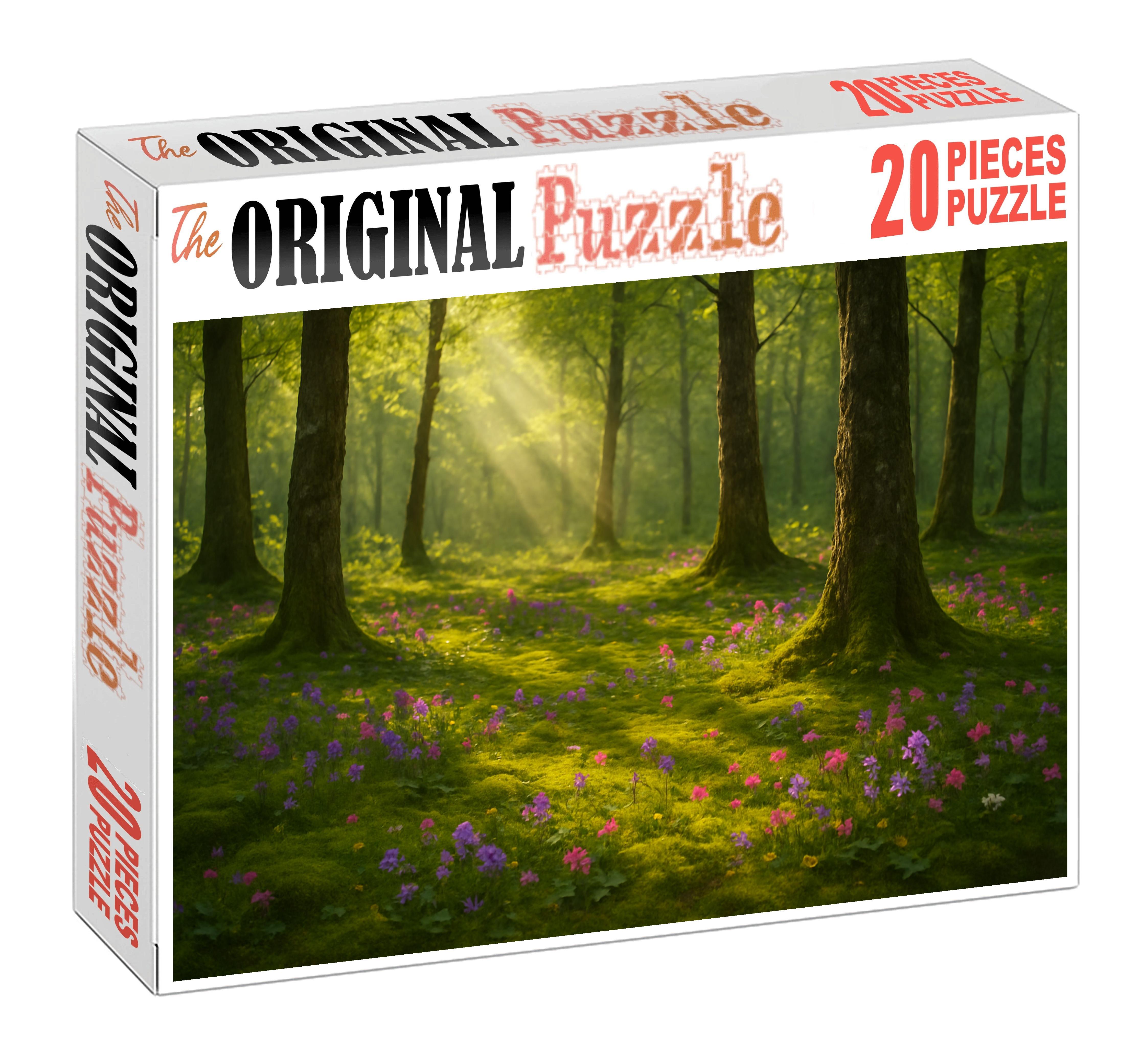 Sun-dappled Woodland Clearing Easy Puzzles