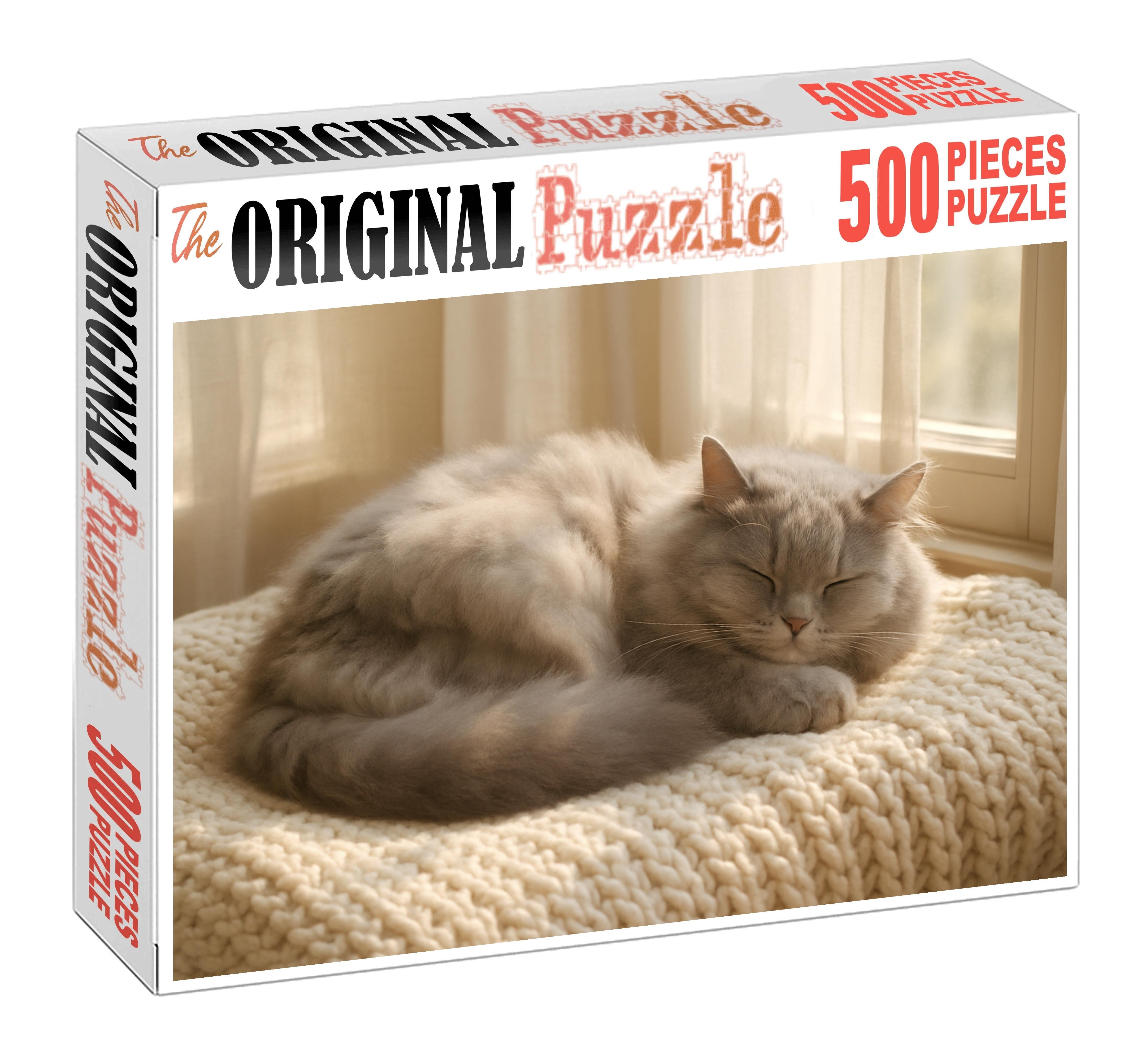 Cloud Mist Soft Gray Plush Toy Dog With Calm Temperament Puzzle Collection