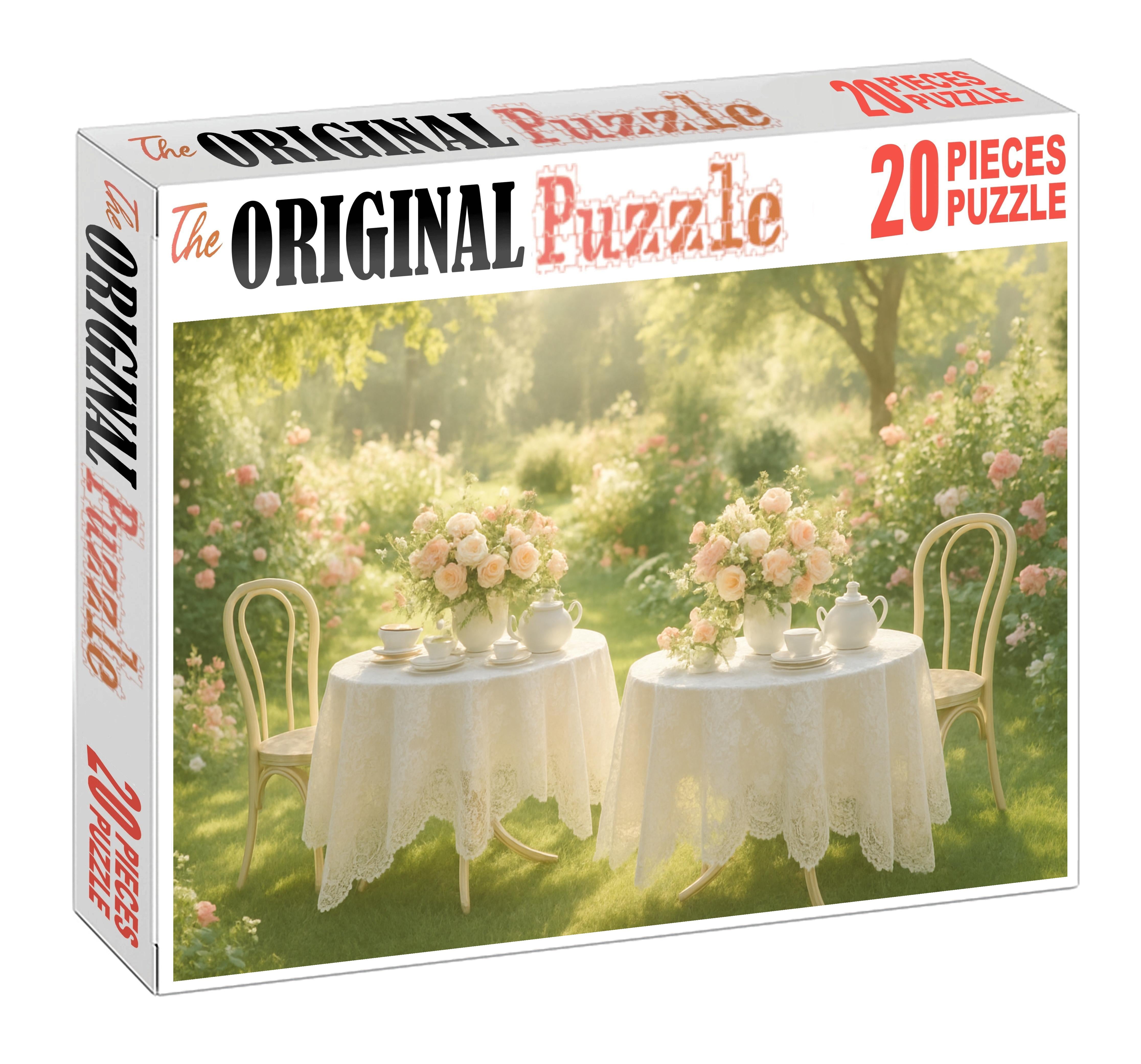 Springtime Garden Tea Soiree Puzzle For Adults