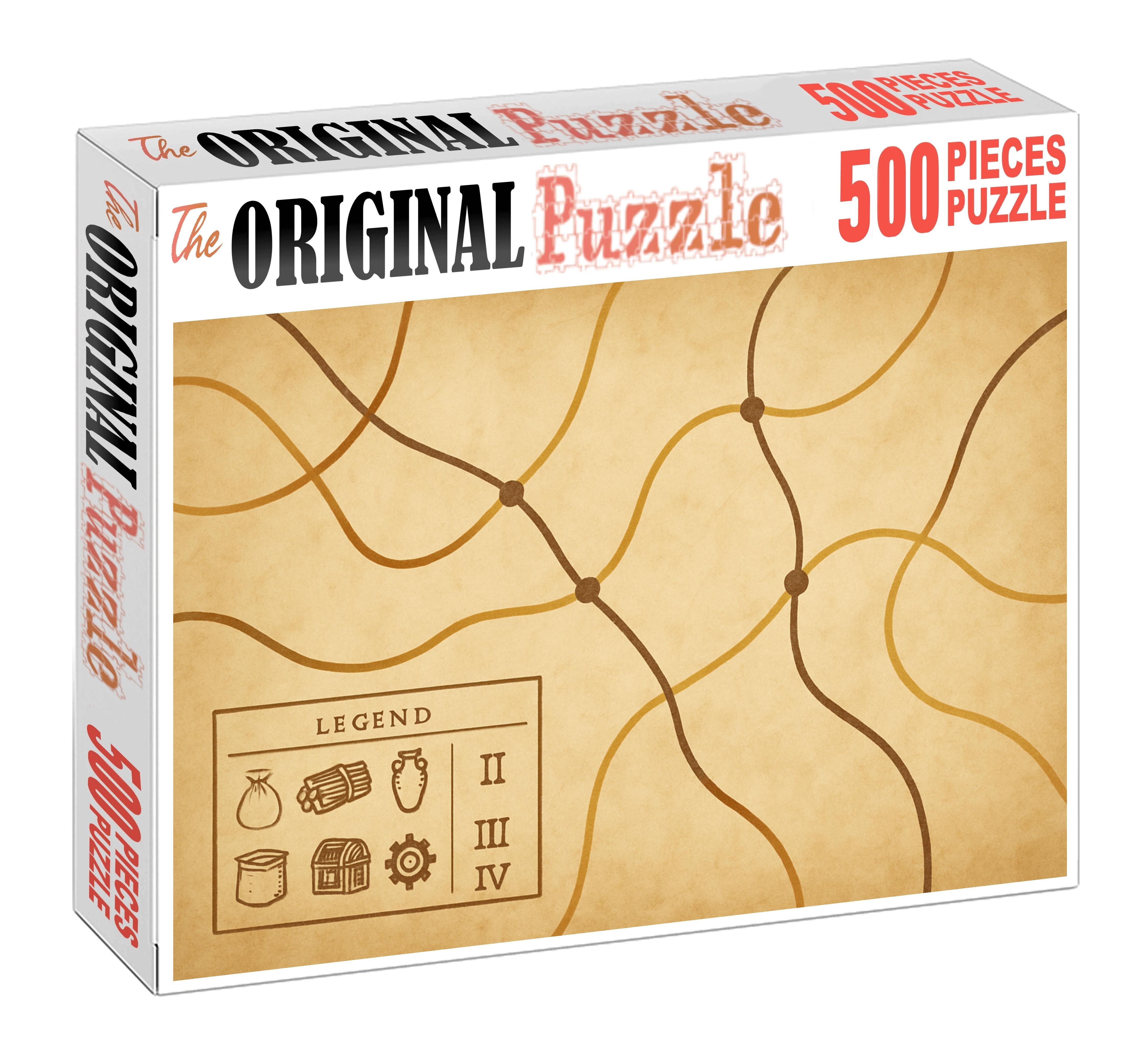 Historical Trade Route Network Diagram Easy Puzzles