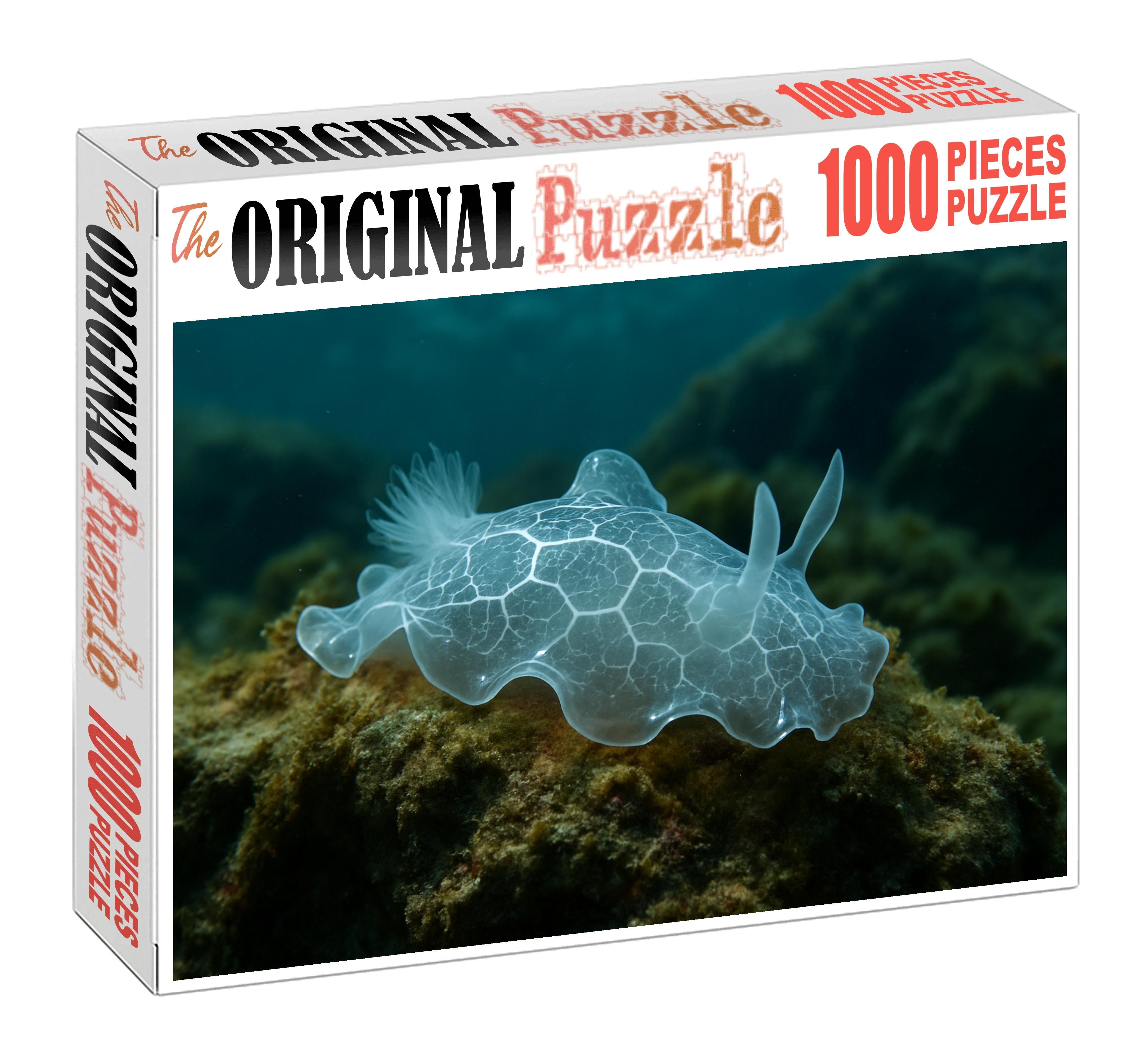 Silver Lace Nudibranch Delicate Soft-bodied Carnivore With Intricate Patterns Puzzle For Adults