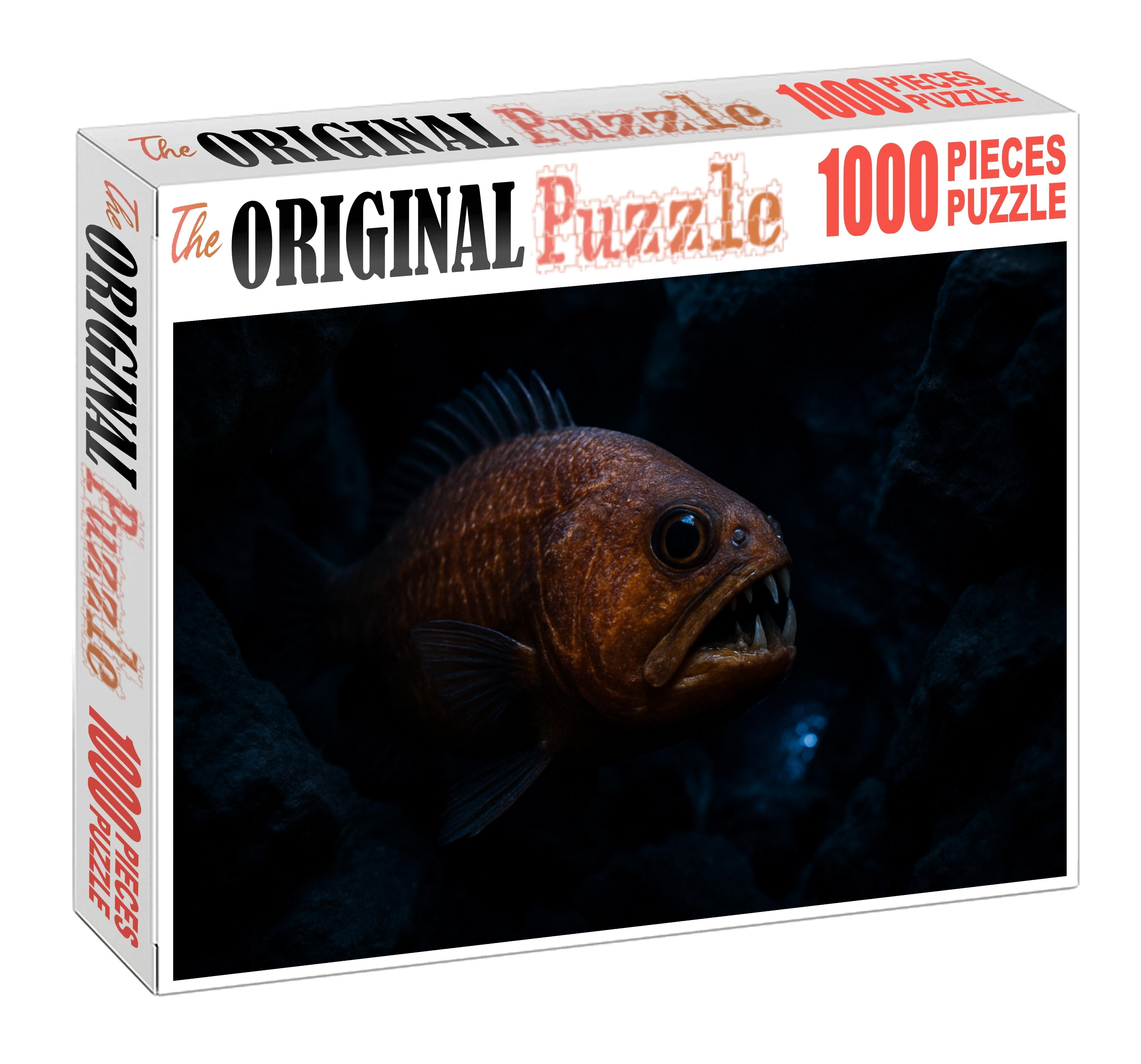Amber Fangtooth Fish Deep-dwelling Abyssal Predator Family Puzzles