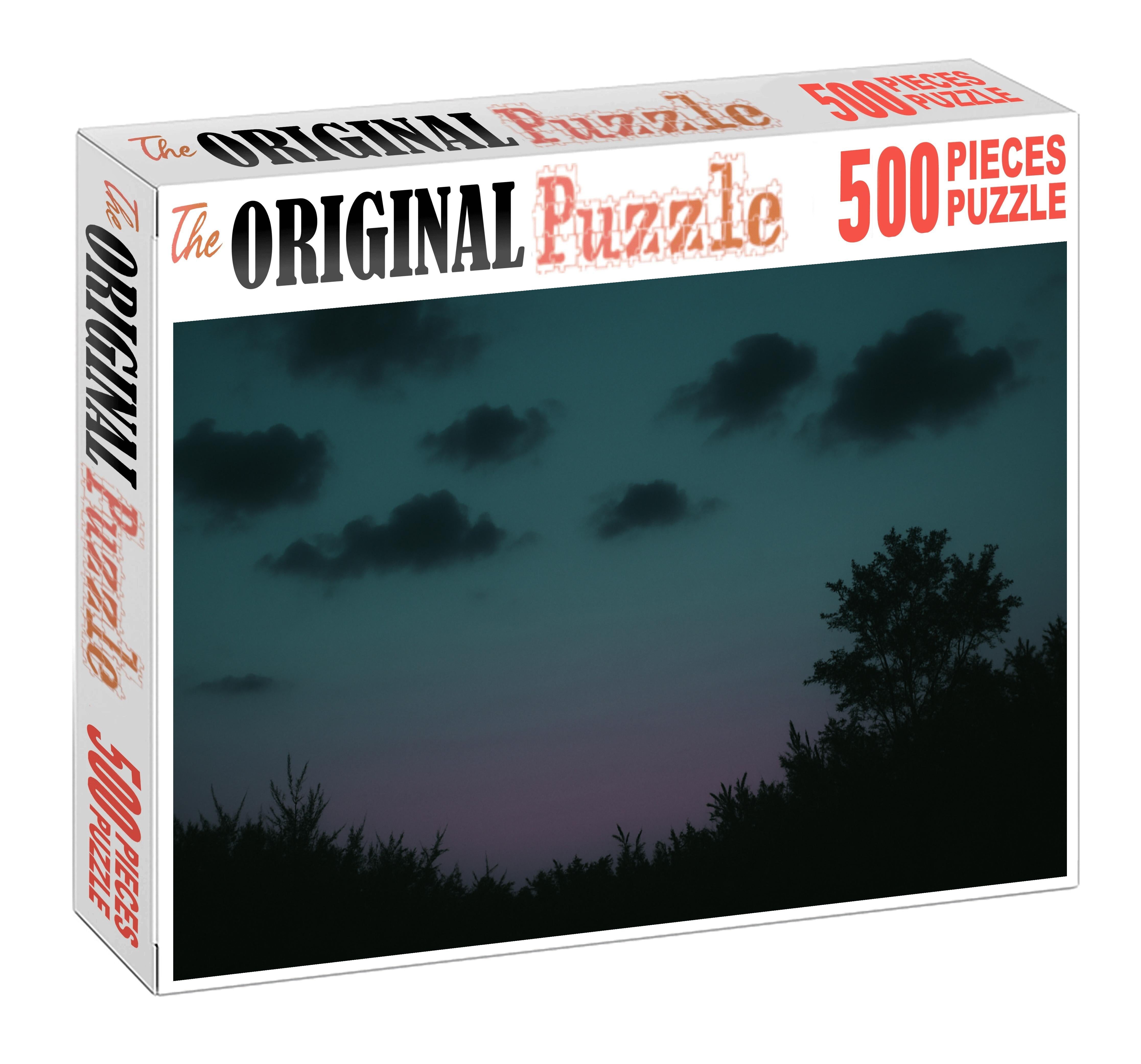 Dusky Teal Embrace 1000 Piece Puzzle