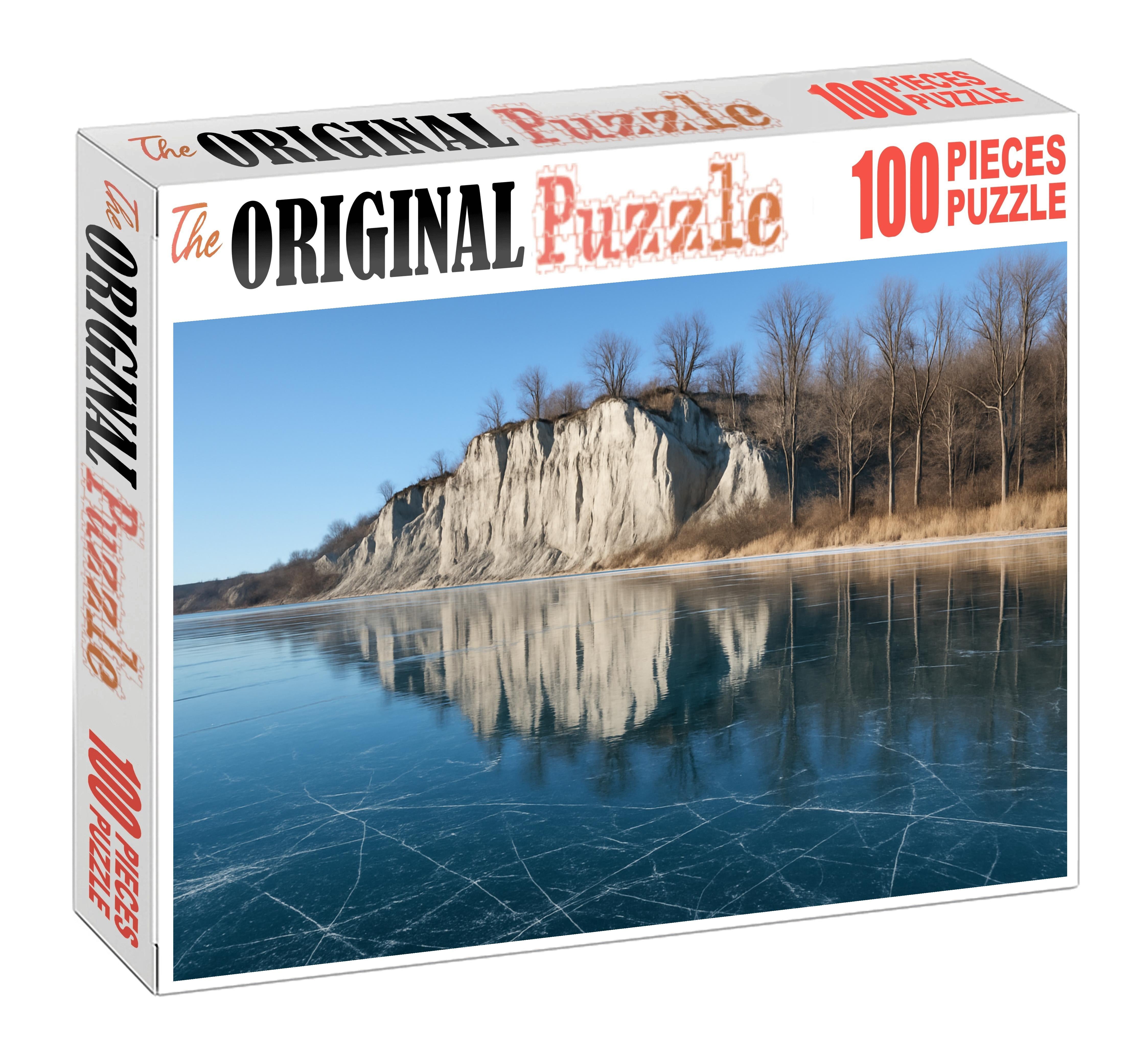 Frozen Lake Mirror 1000 Piece Puzzle