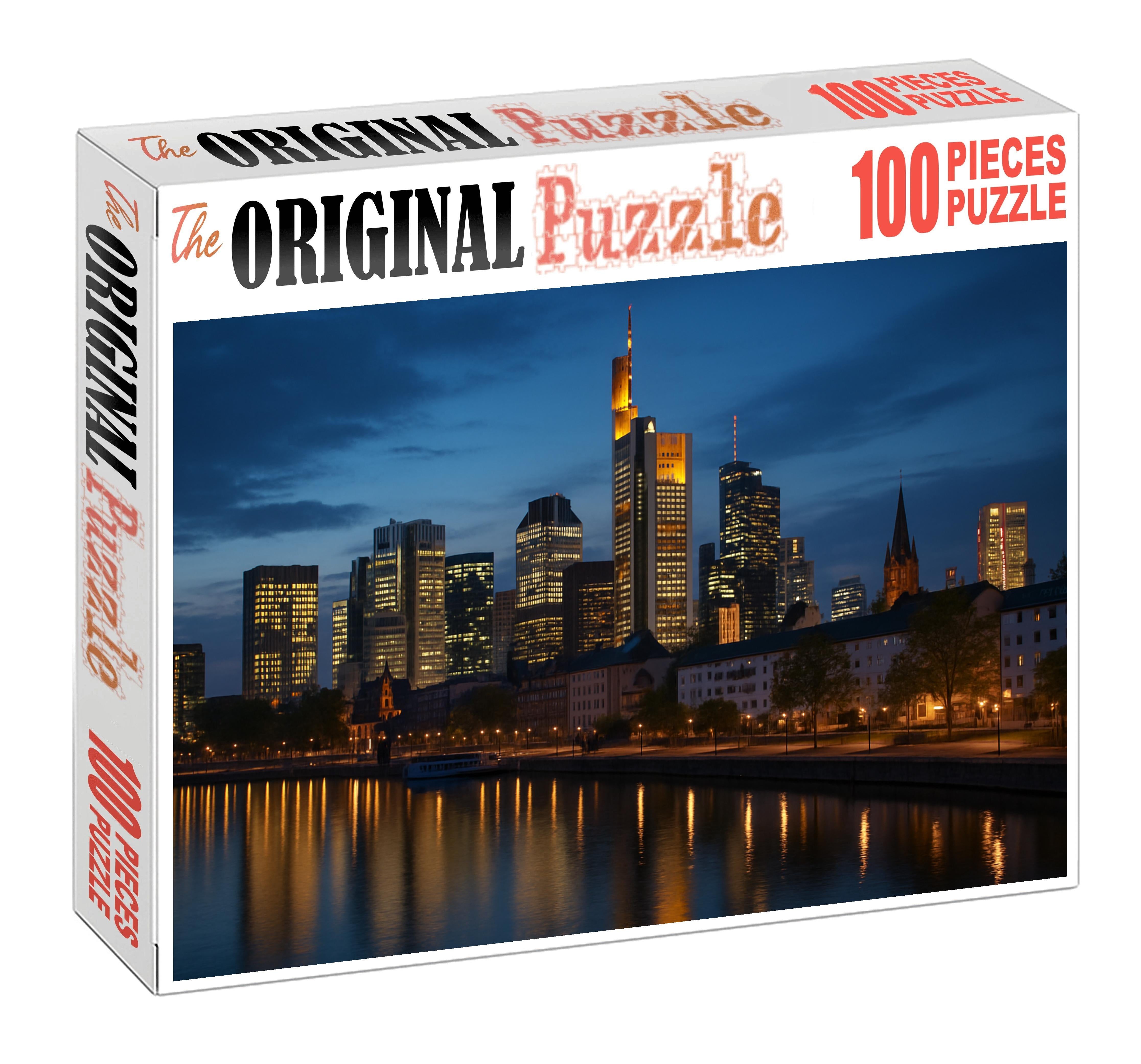 Frankfurt Skyline Europes Financial Powerhouse With A Towering Profile 300 Piece Puzzle