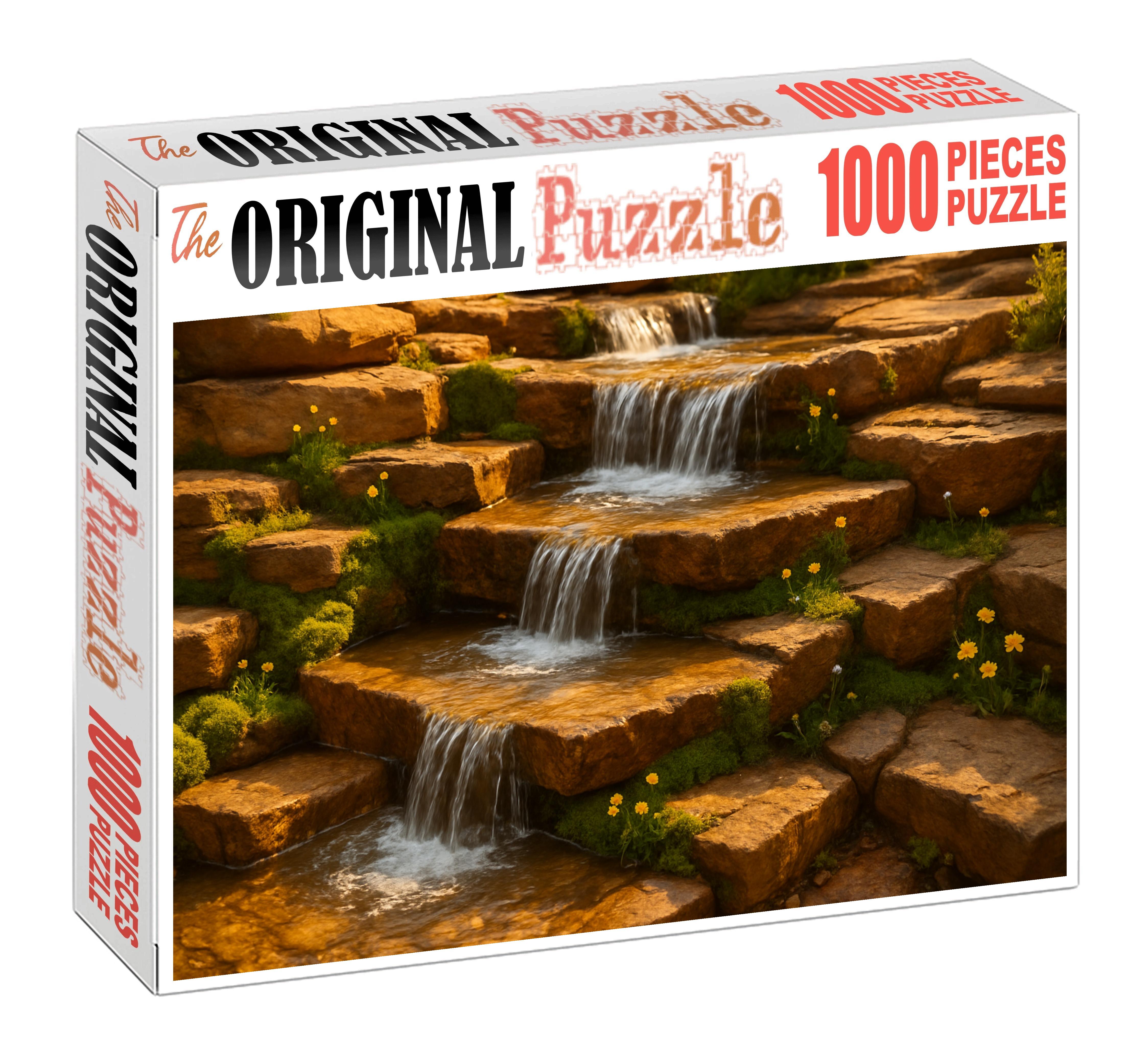 Amberstone Step Cascade Premium Puzzle Pieces