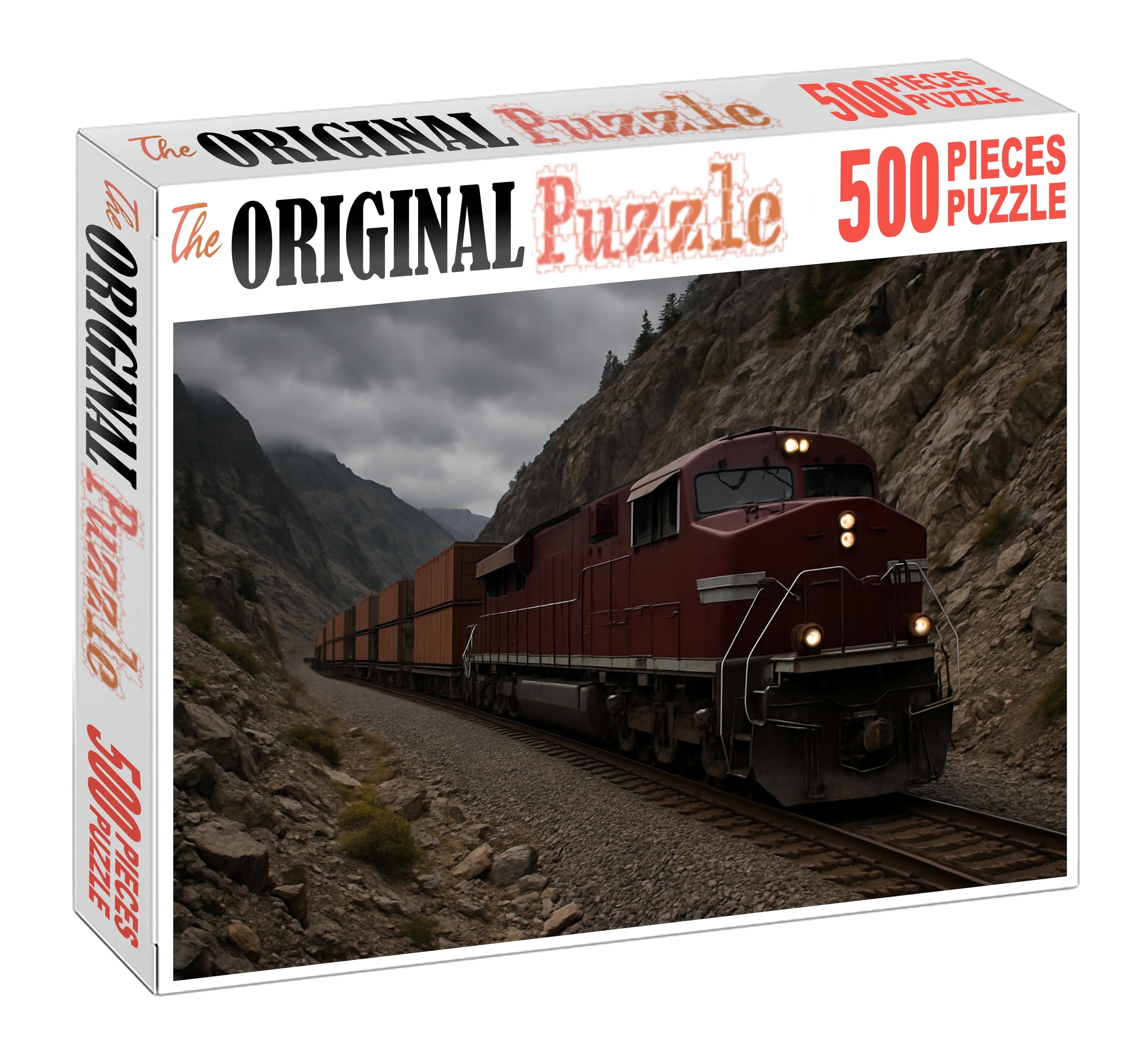 Crimson Horizon Diesel-electric Freight Mini Puzzle
