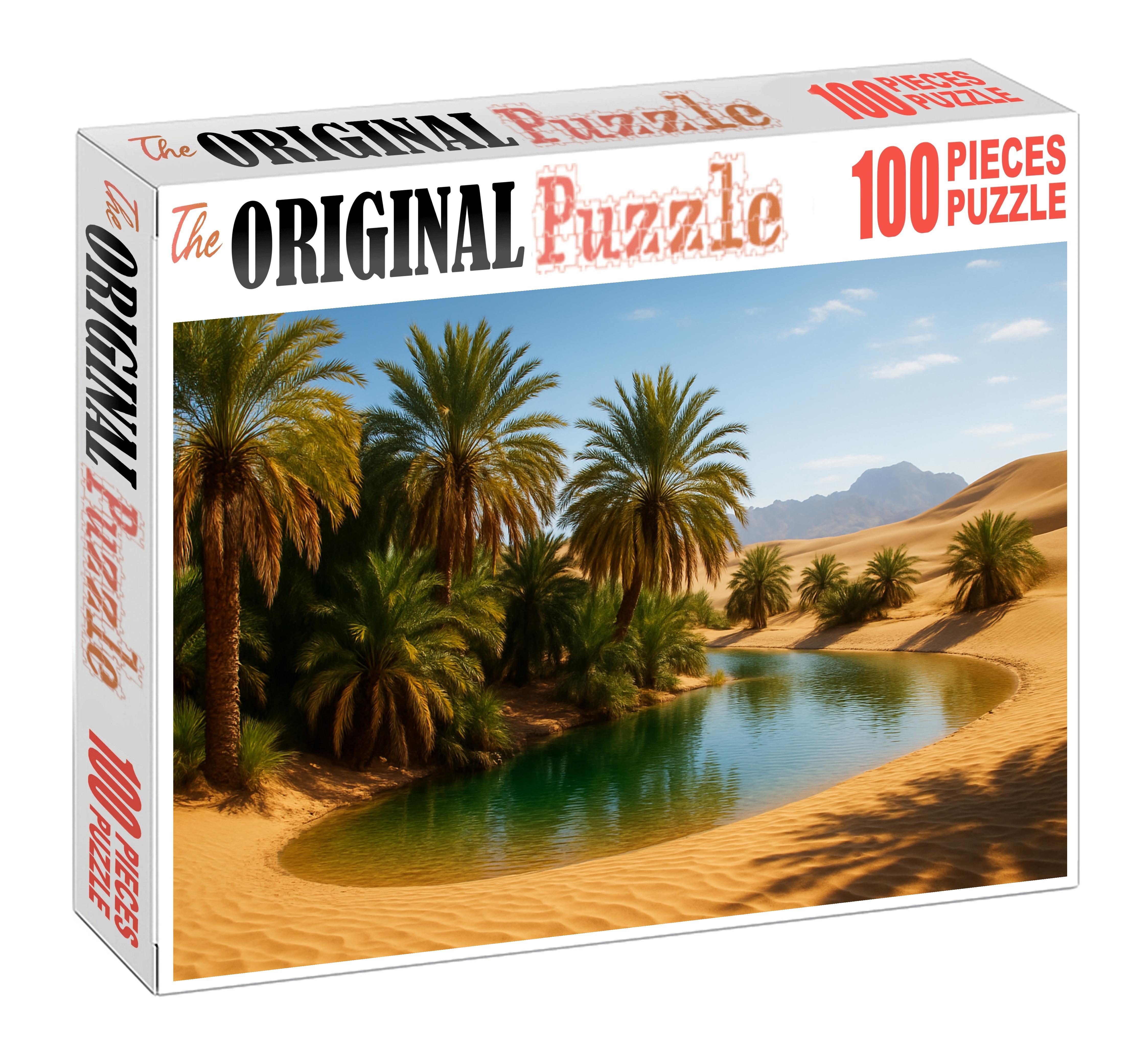 Cascading Desert Oasis Puzzle Collection