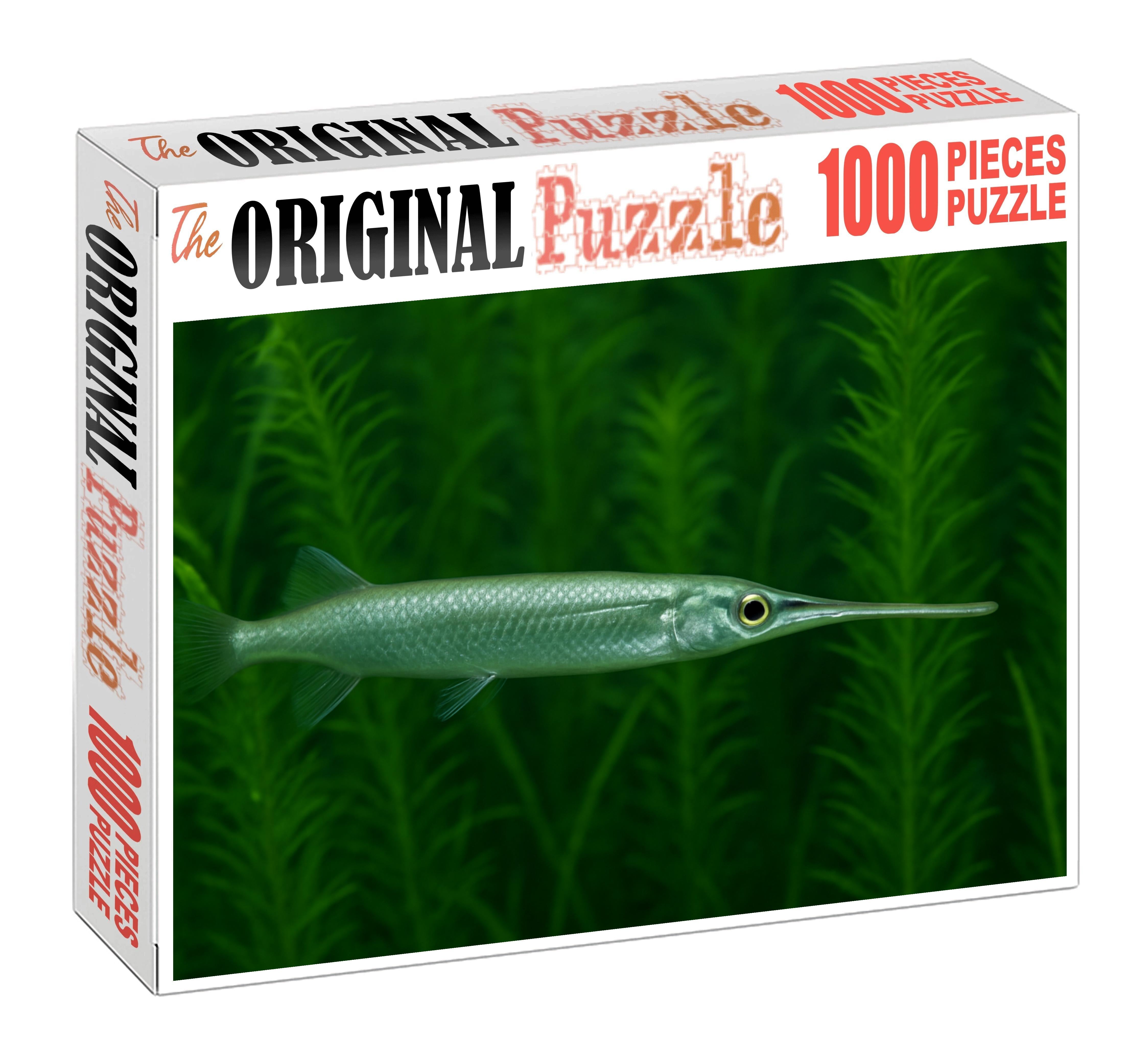 Silver Streamer Pipefish 20 Piece Puzzle