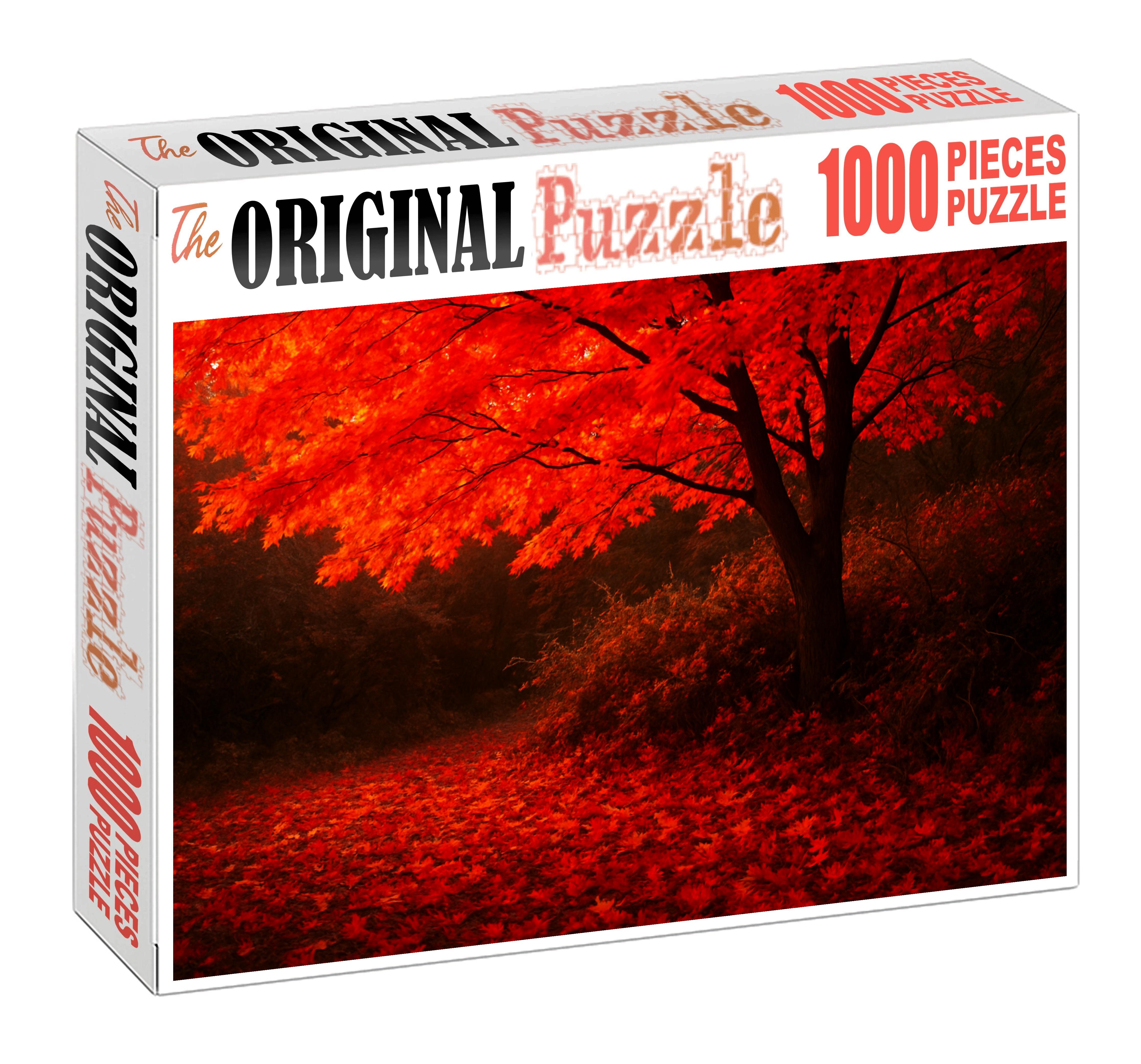 Crimson Canopy Crest Premium Puzzle Pieces