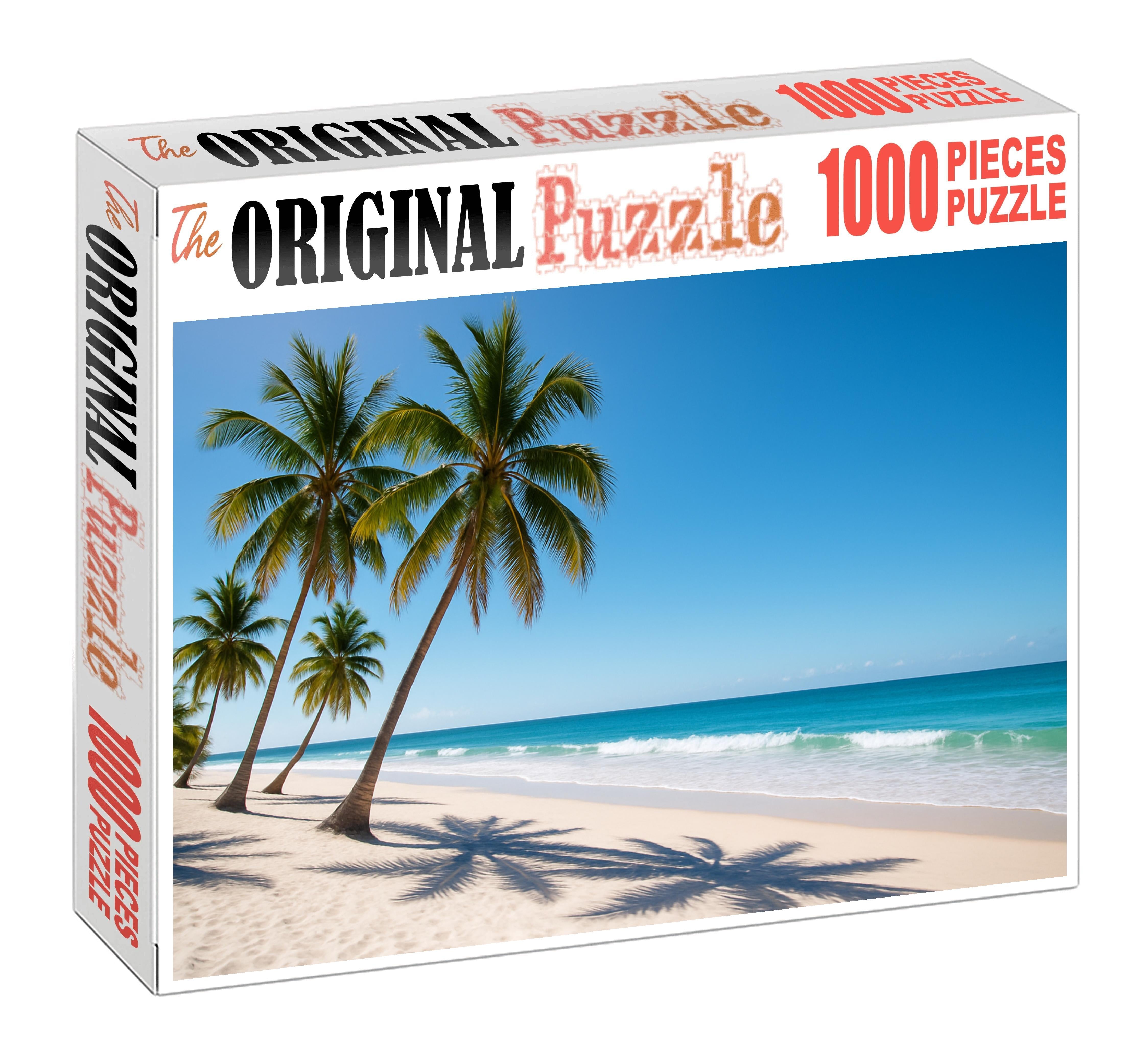 Sunlit Palm Strand 100 Piece Puzzle