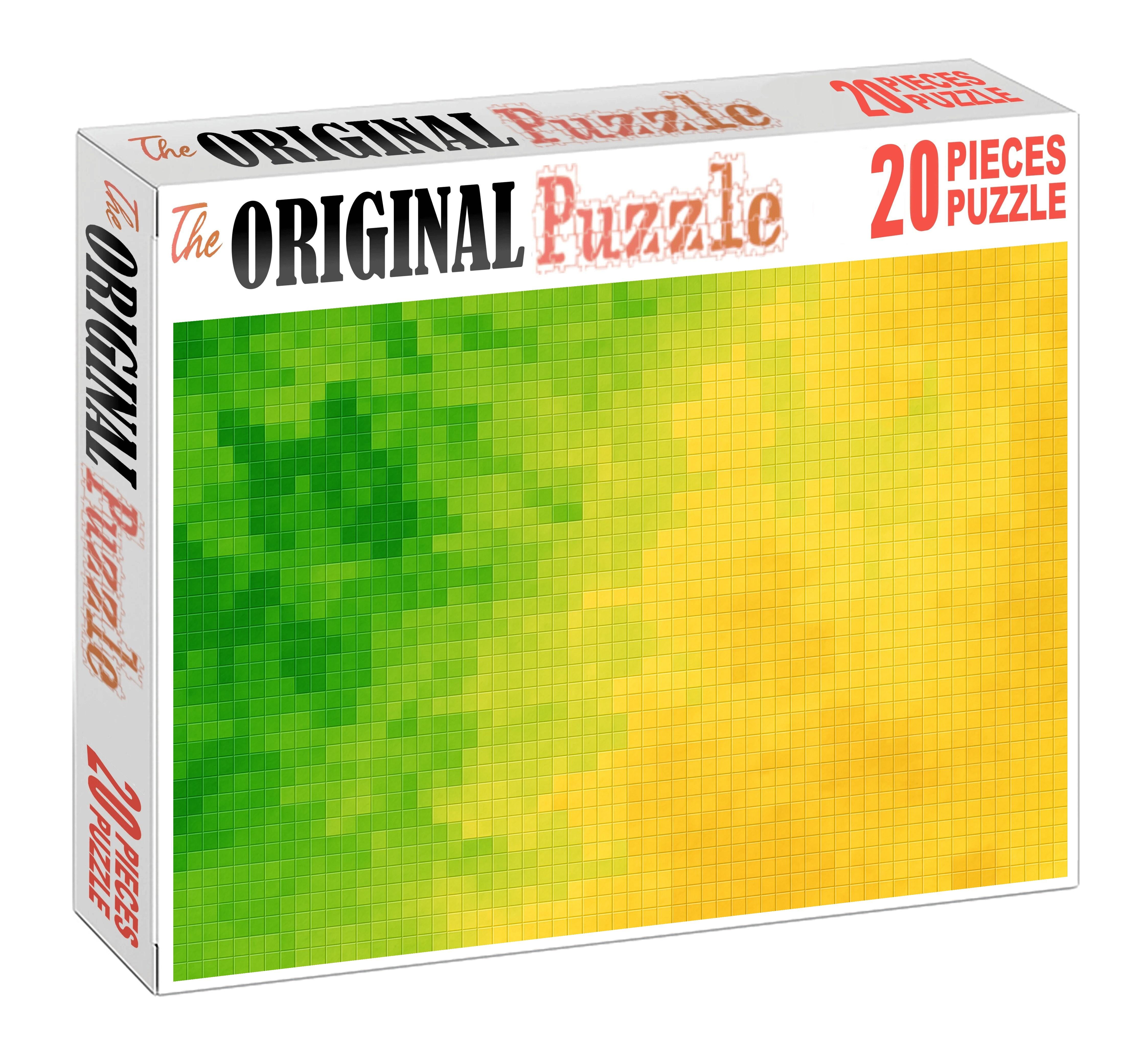 Vegetation Density Raster Visualization Puzzle Collection