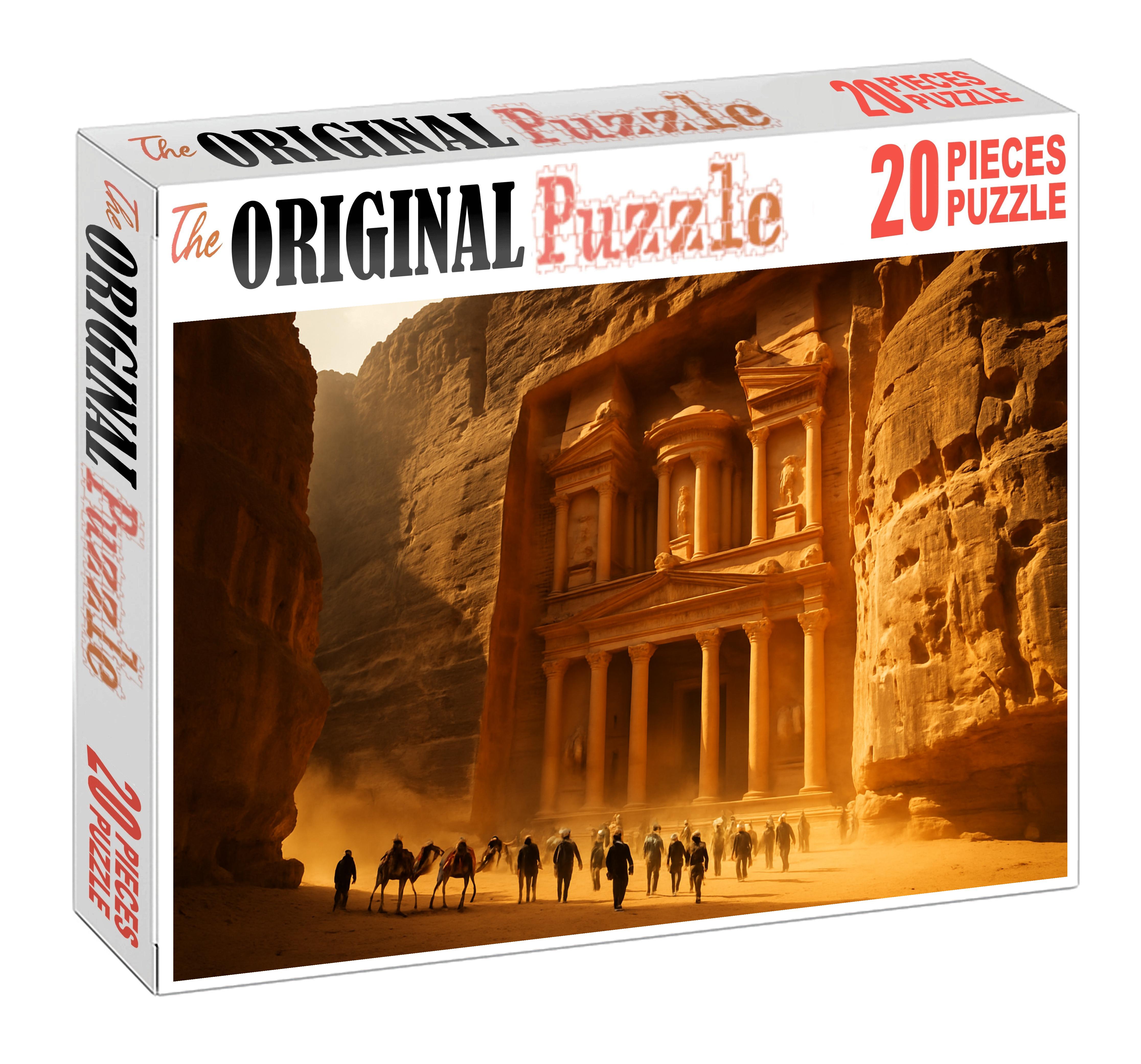 Petra Located In Ma'an Governorate Jordan Recognized By 7130 Globally For Its Rock-cut Architecture 1000 Piece Puzzle