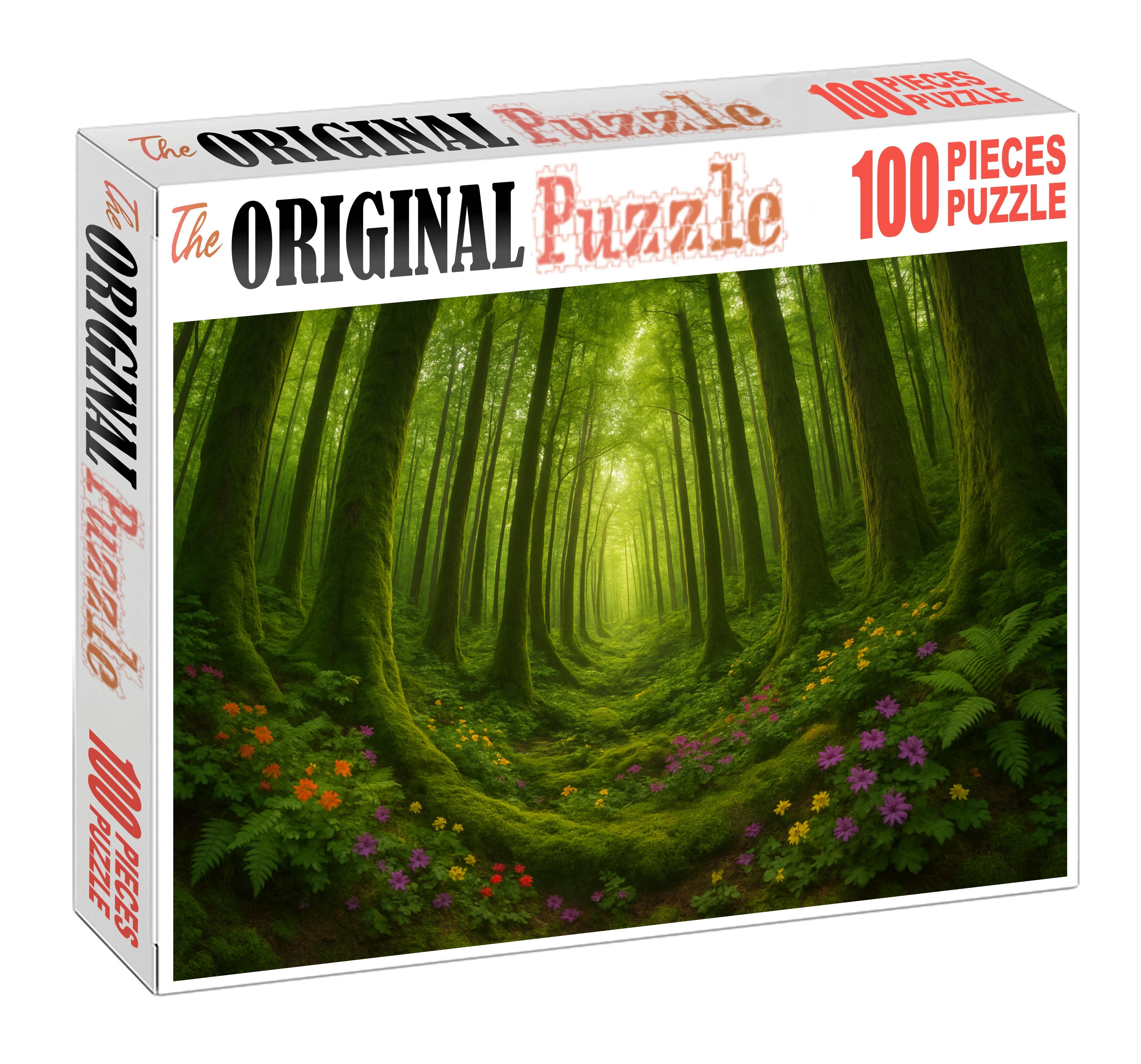 Emerald Spiral Grove 100 Piece Puzzle