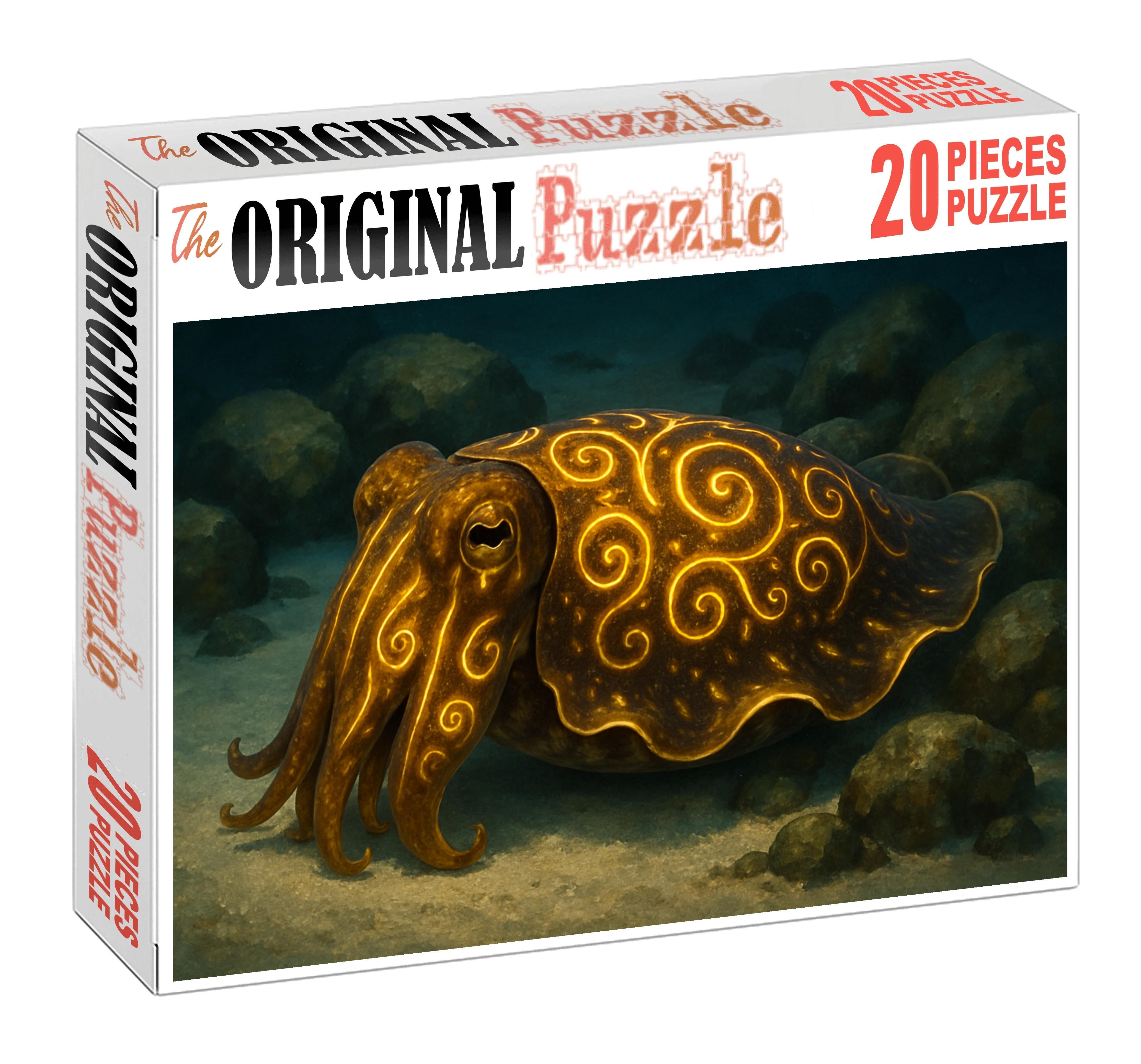 Golden Spiral Cuttlefish Camouflage Master With Swirling Mantle Patterns Easy Puzzles