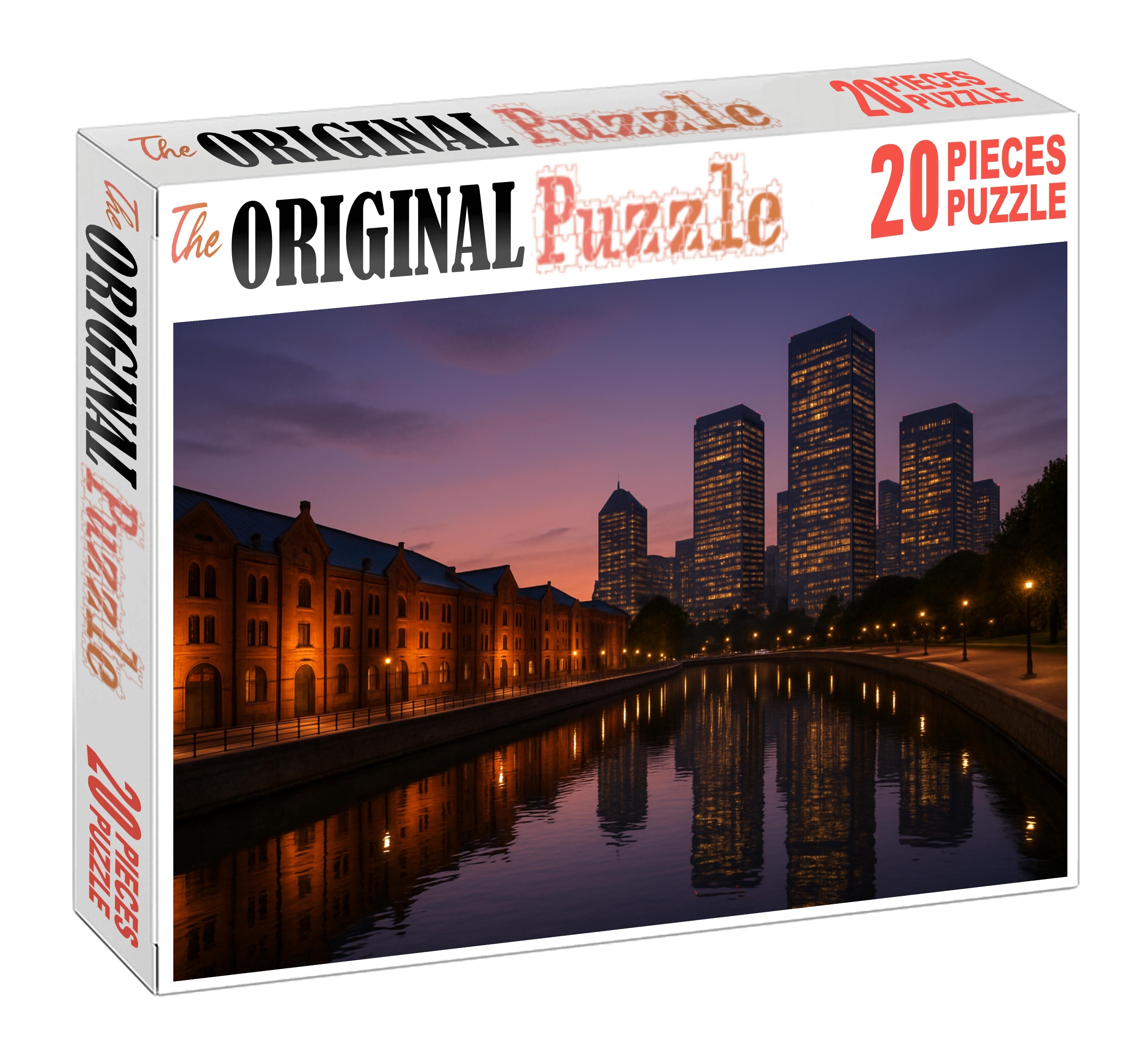Buenos Aires Puerto Madero Skyline Waterfront Elegance 100 Piece Puzzle