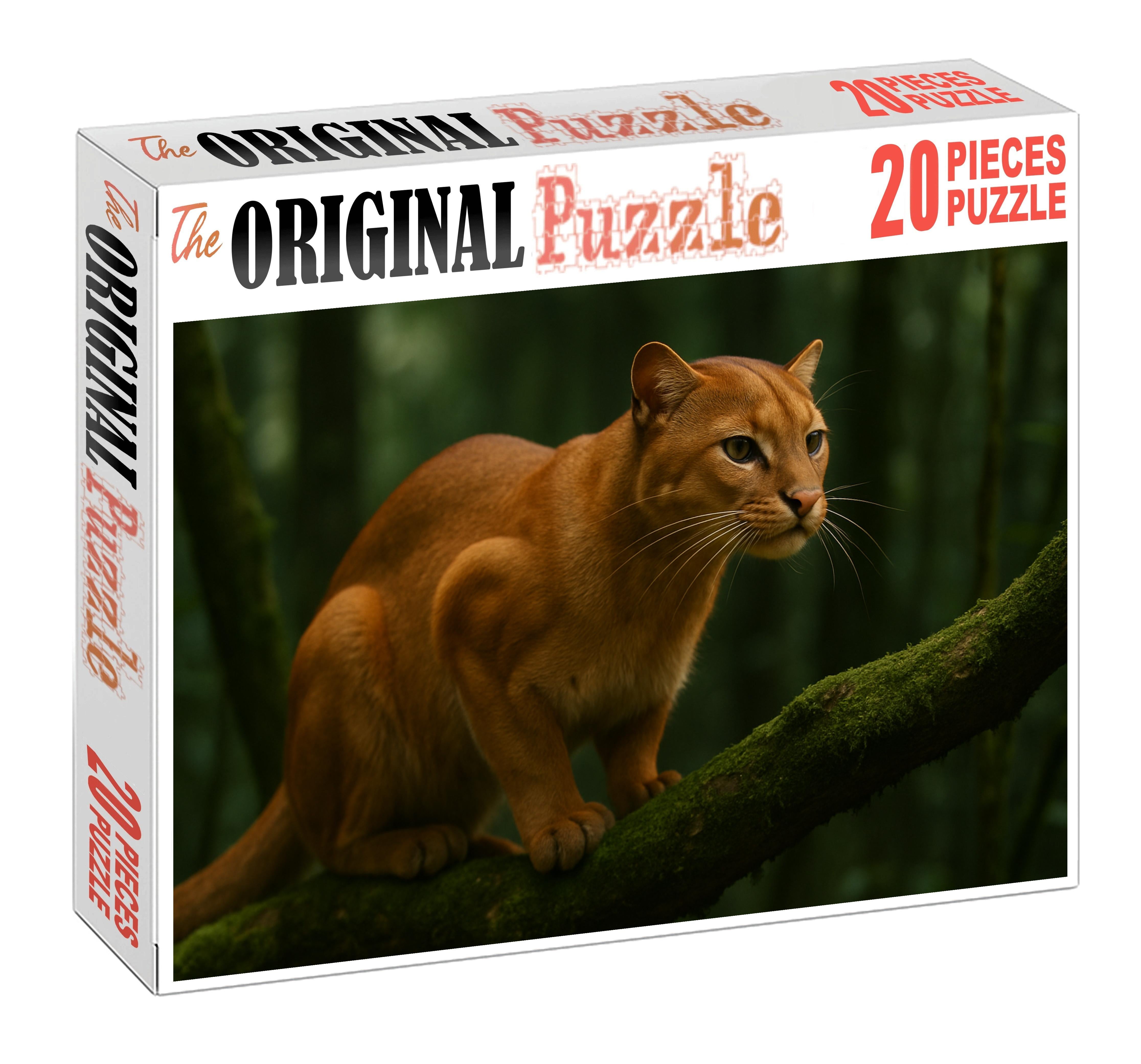Golden Whisker Ocelot Elusive Forest Stalker With Sensory Vibrissae Puzzle For Adults