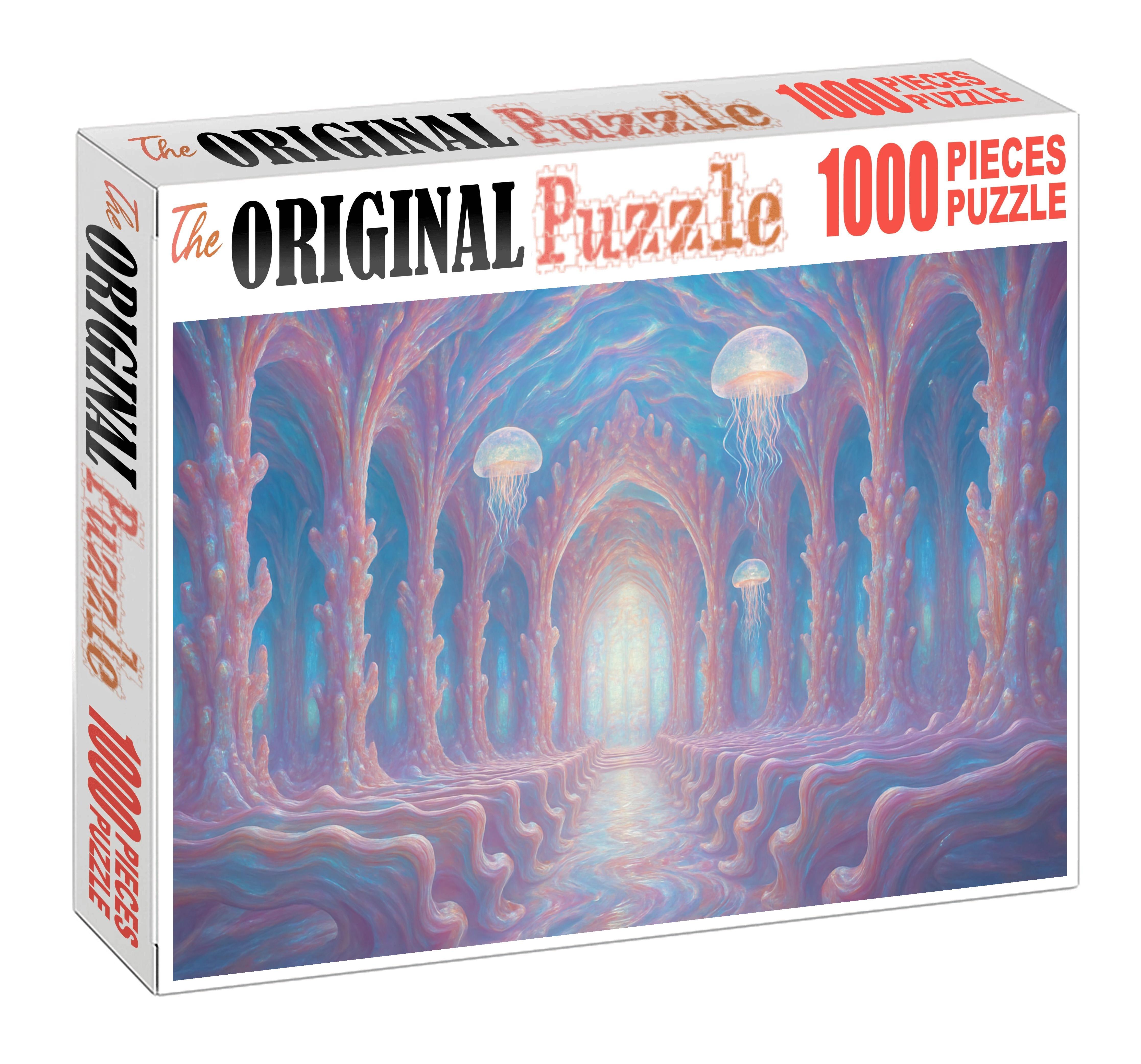 The Coral Cathedral Beneath Liquid Skies Puzzle For Adults