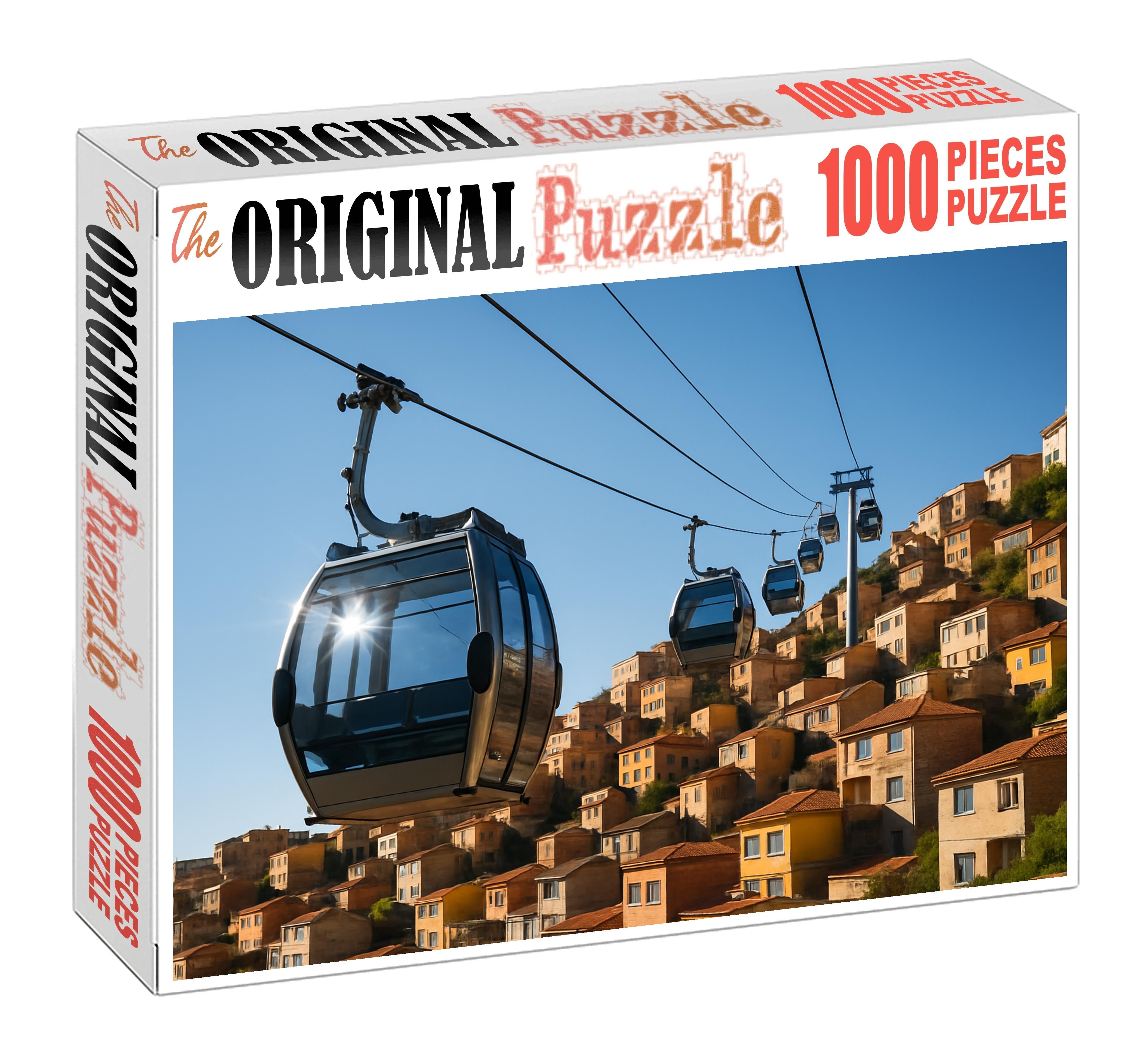 Kinetic-powered Urban Cable Car 500 Piece Puzzle