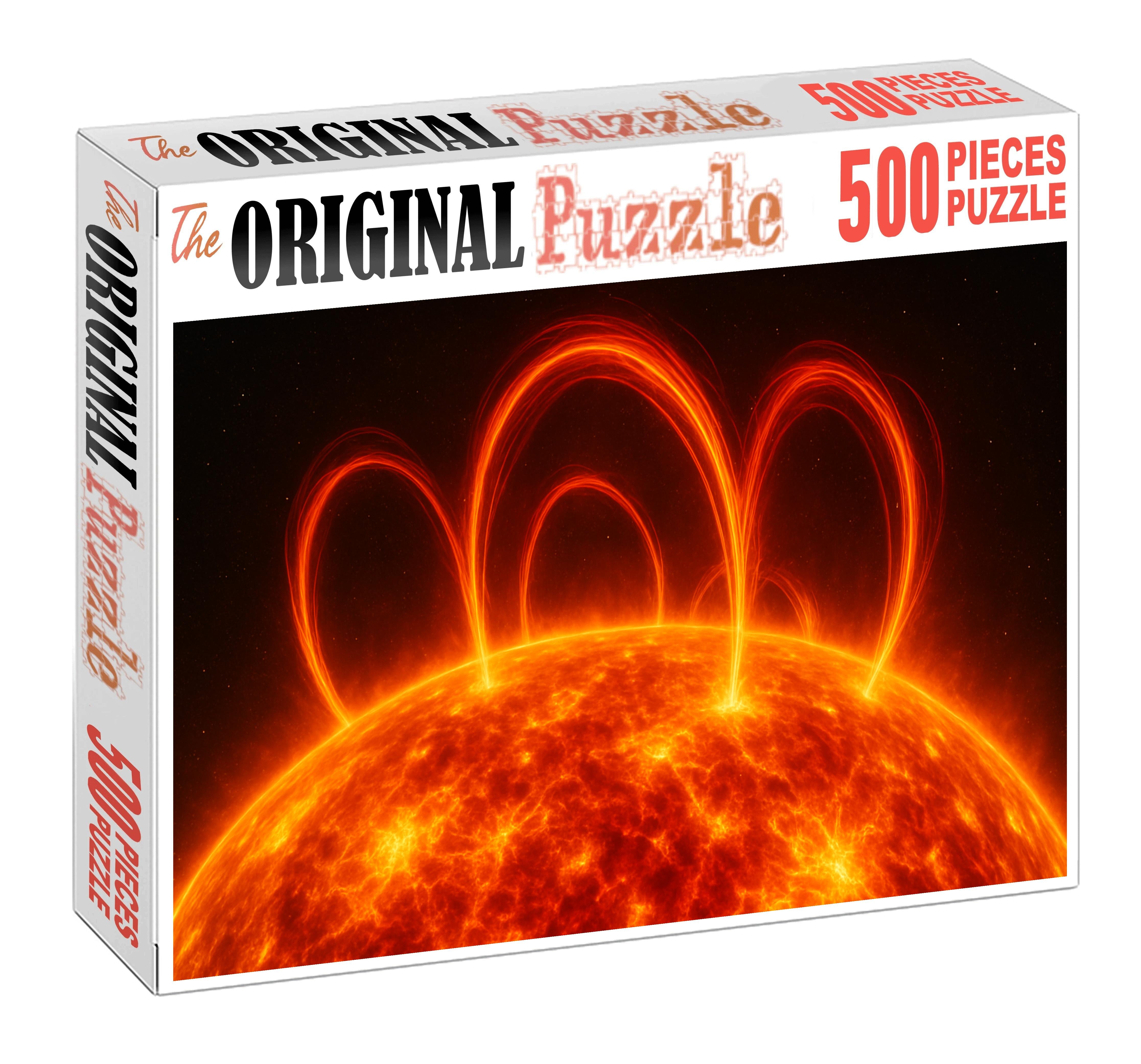Solar Plasma Loop Easy Puzzles