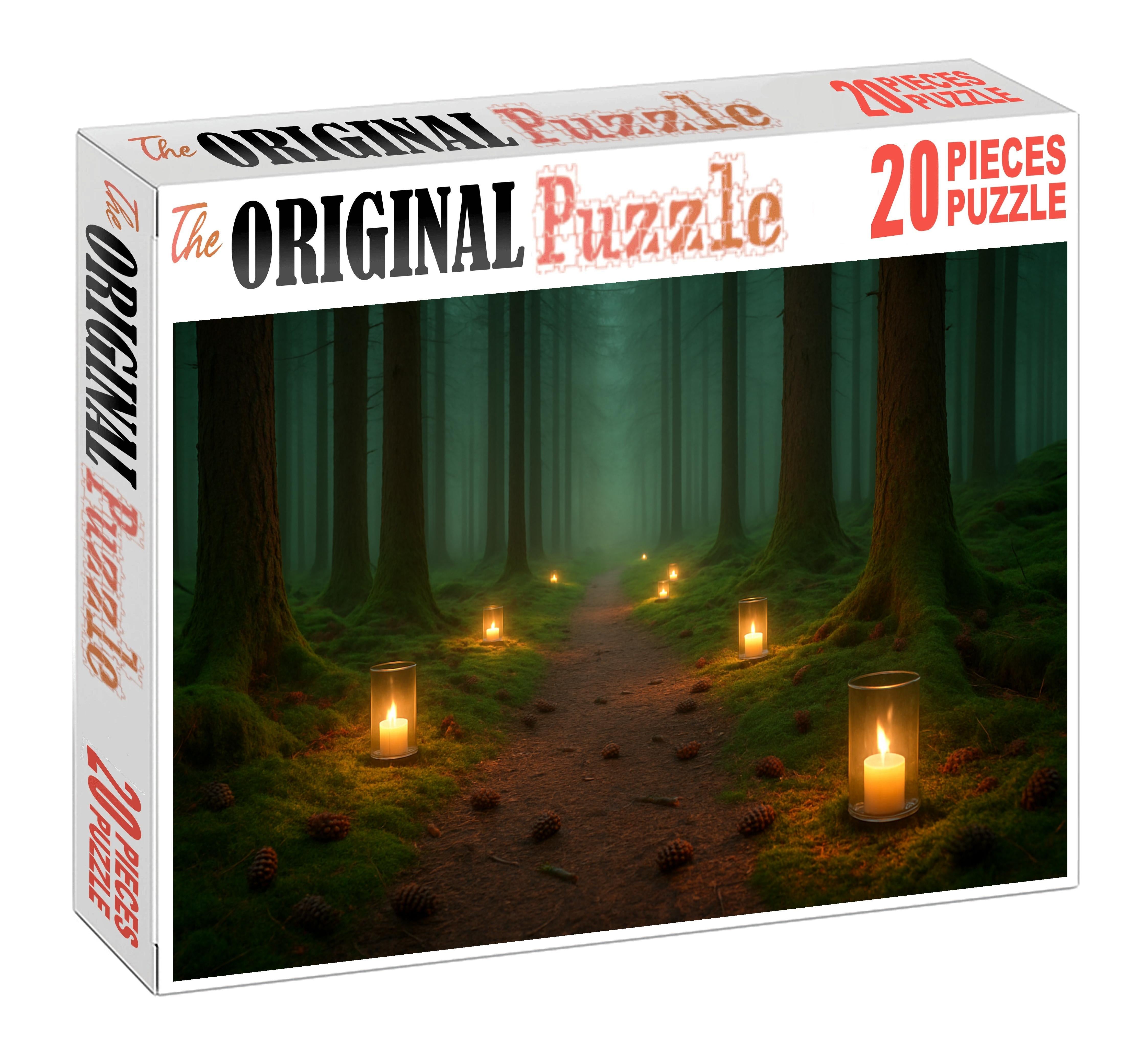 Whispering Pines Candle Path 1000 Piece Puzzle