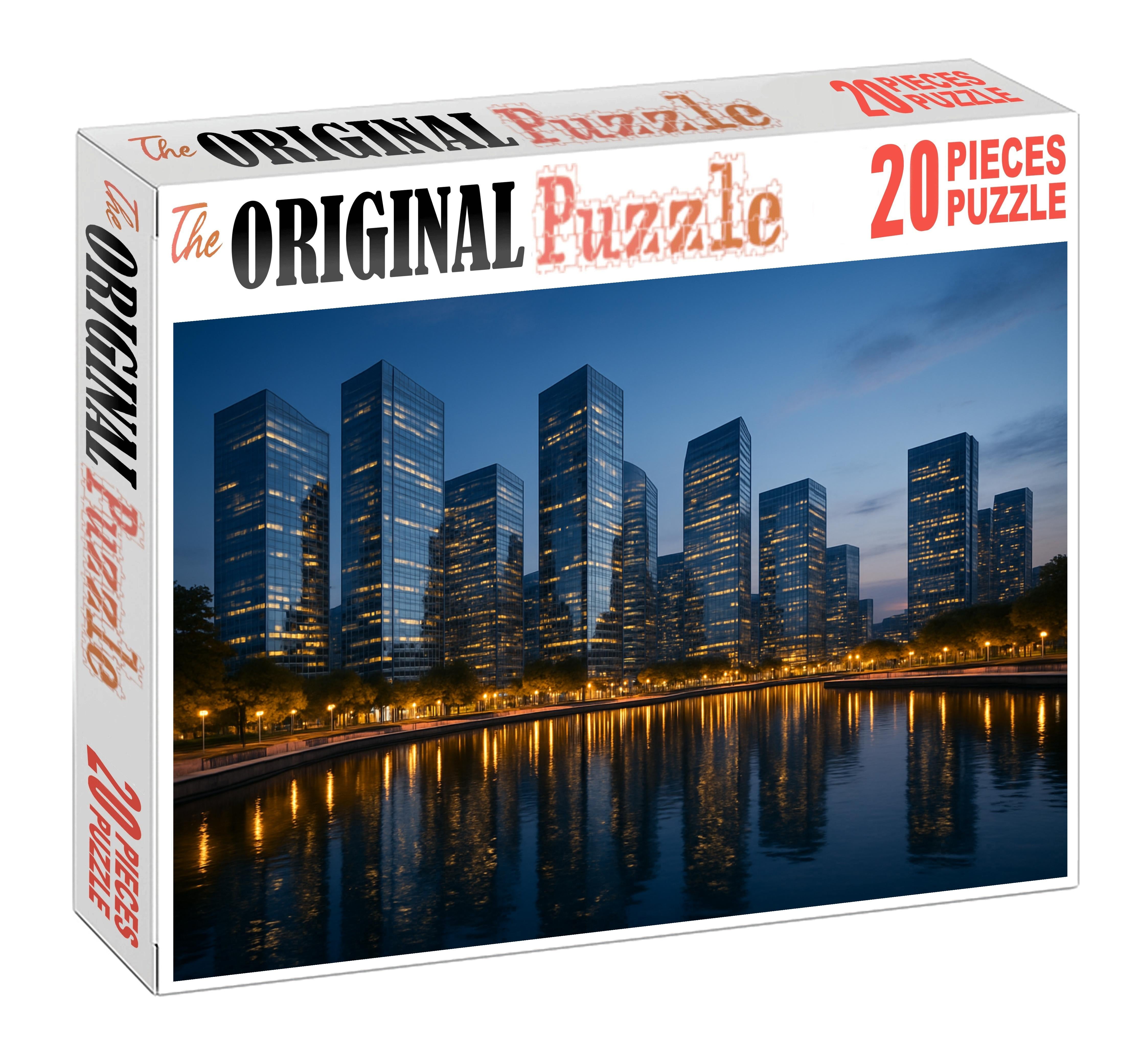 Melbourne Docklands Skyline Australias Innovative Waterfront District With Award-winning Design Puzzle For Kids