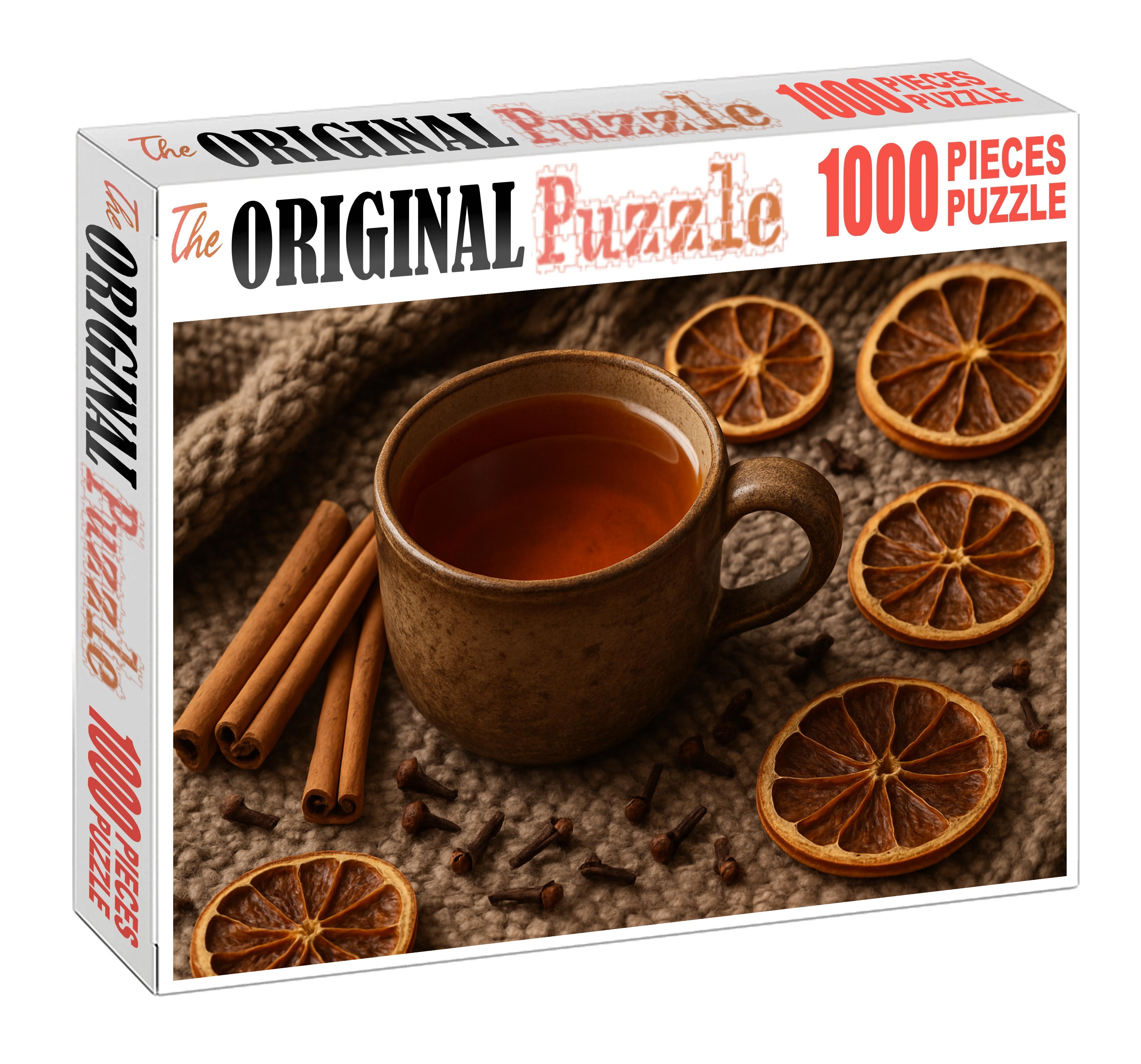Spiced Hearth Herbal Blend With Cinnamon Clove And Orange Peel Easy Puzzles