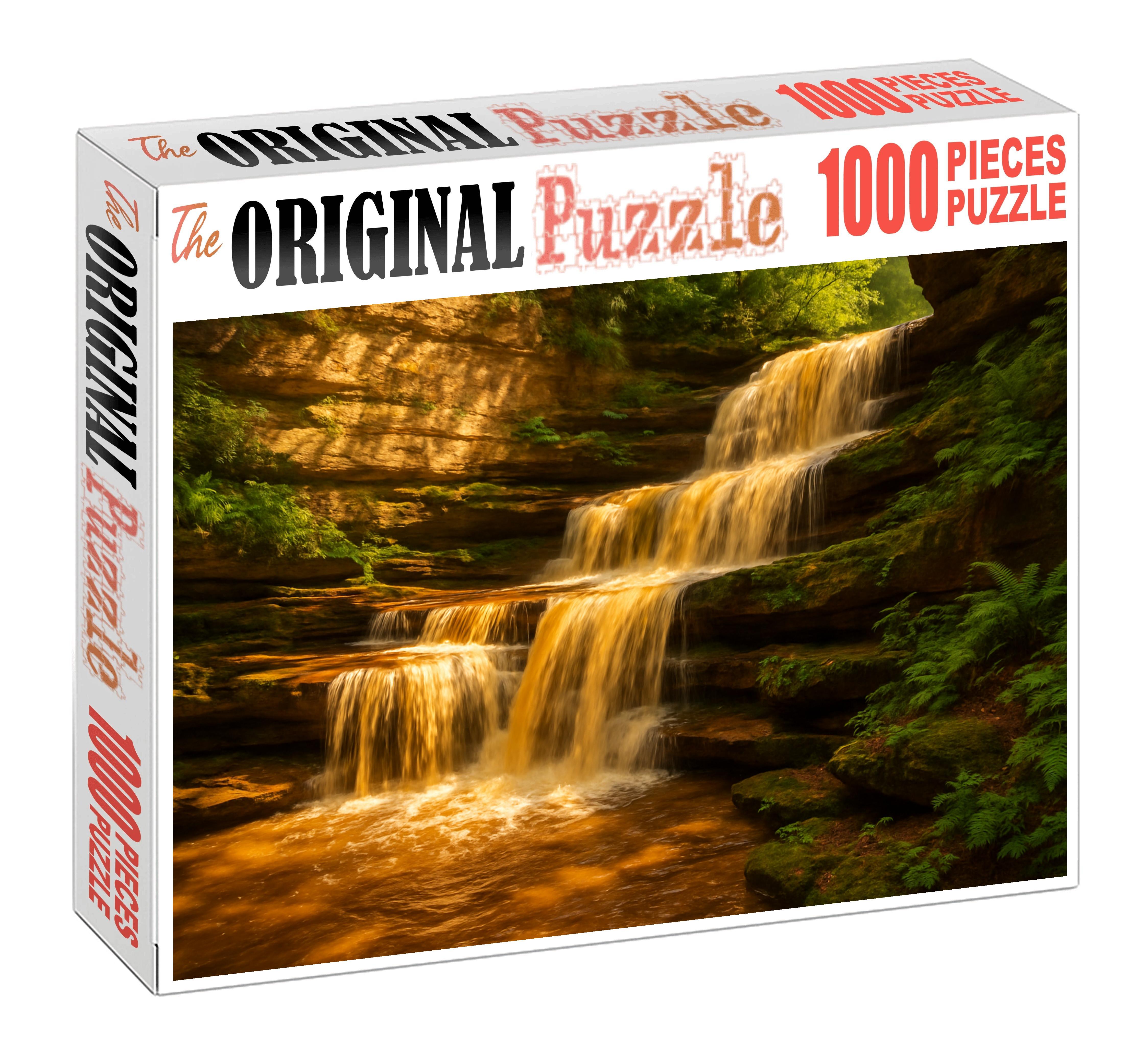 Amber Fan Cascades Puzzle For Kids