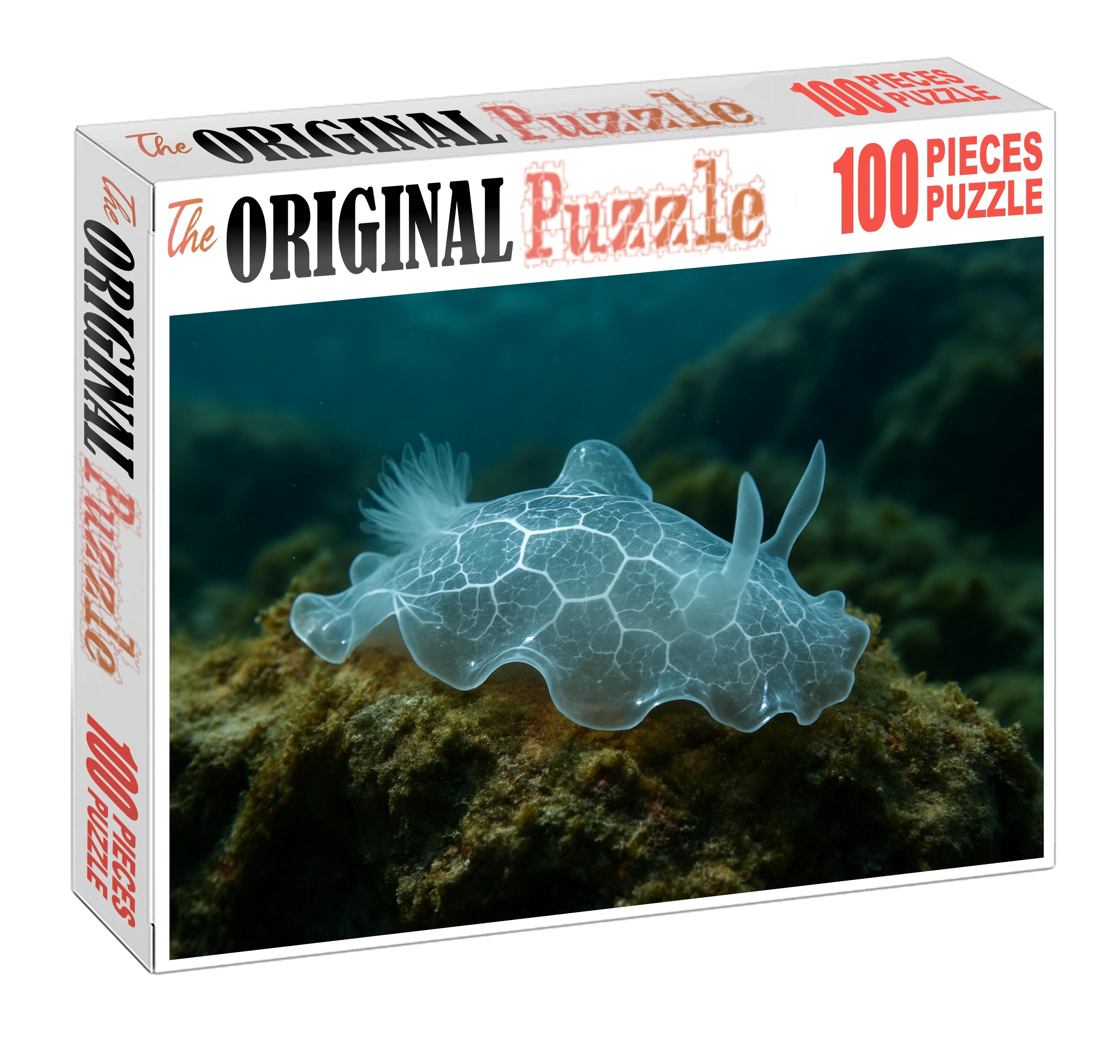 Silver Lace Nudibranch Delicate Soft-bodied Carnivore With Intricate Patterns Puzzle For Adults