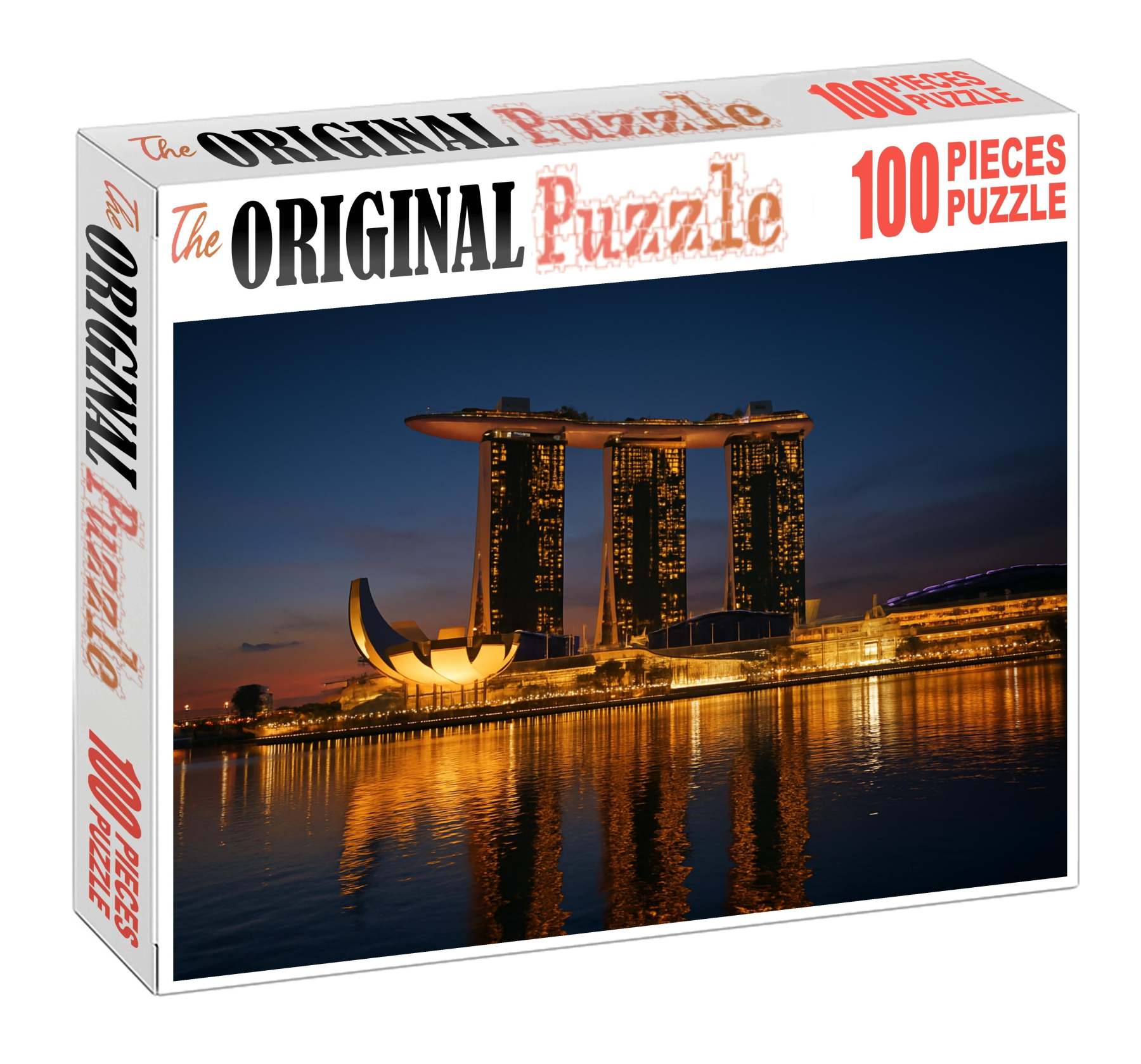 The Marina Bay Sands Singapore Recognized By 6450 Globally For Its Futuristic Hotel And Sky Park Design Unique Puzzle Design