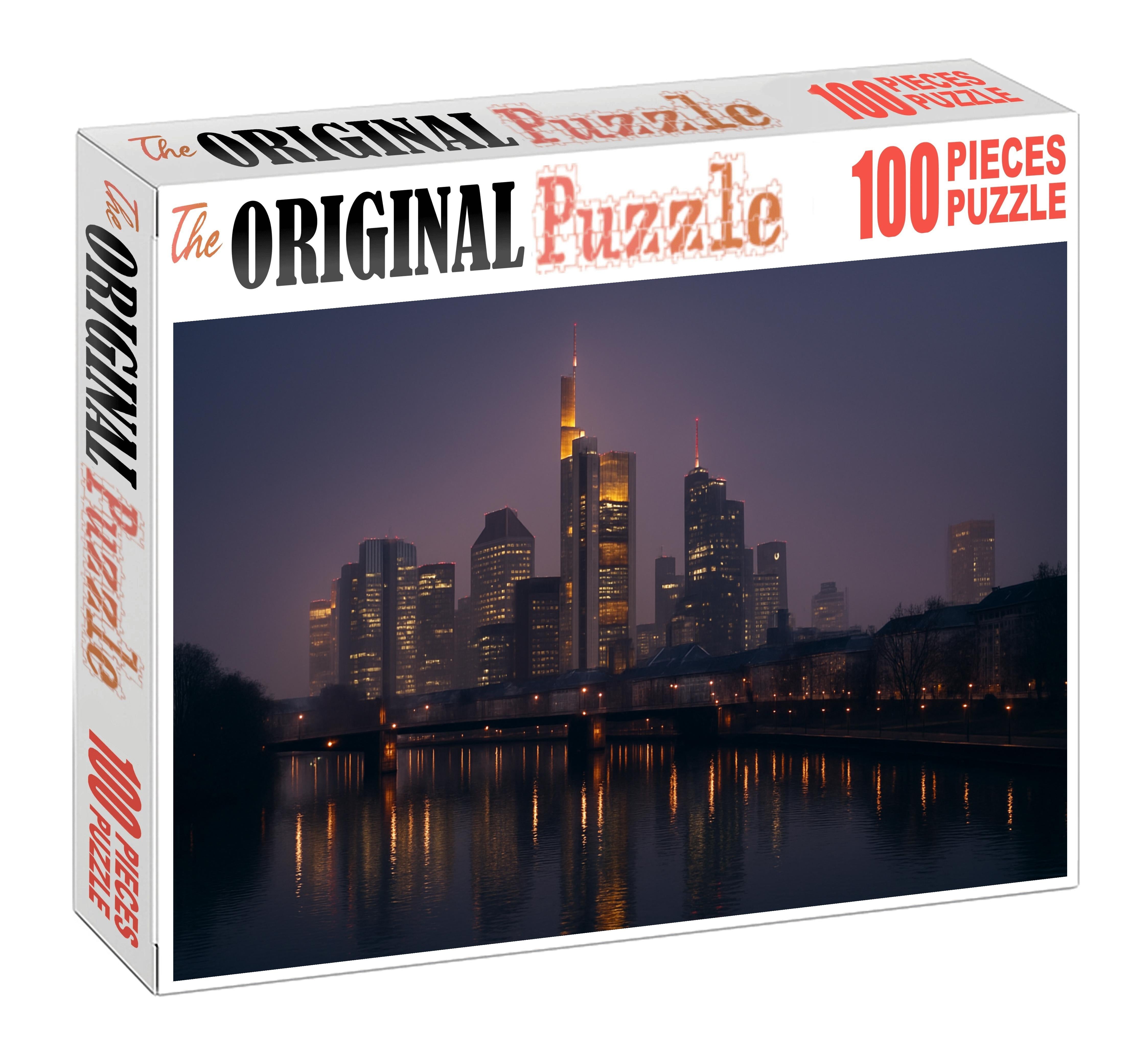 Frankfurt Financial District Skyline Germanys Towering Economic Hub With Europe's Highest Concentration Of Skyscrapers Puzzle For Kids