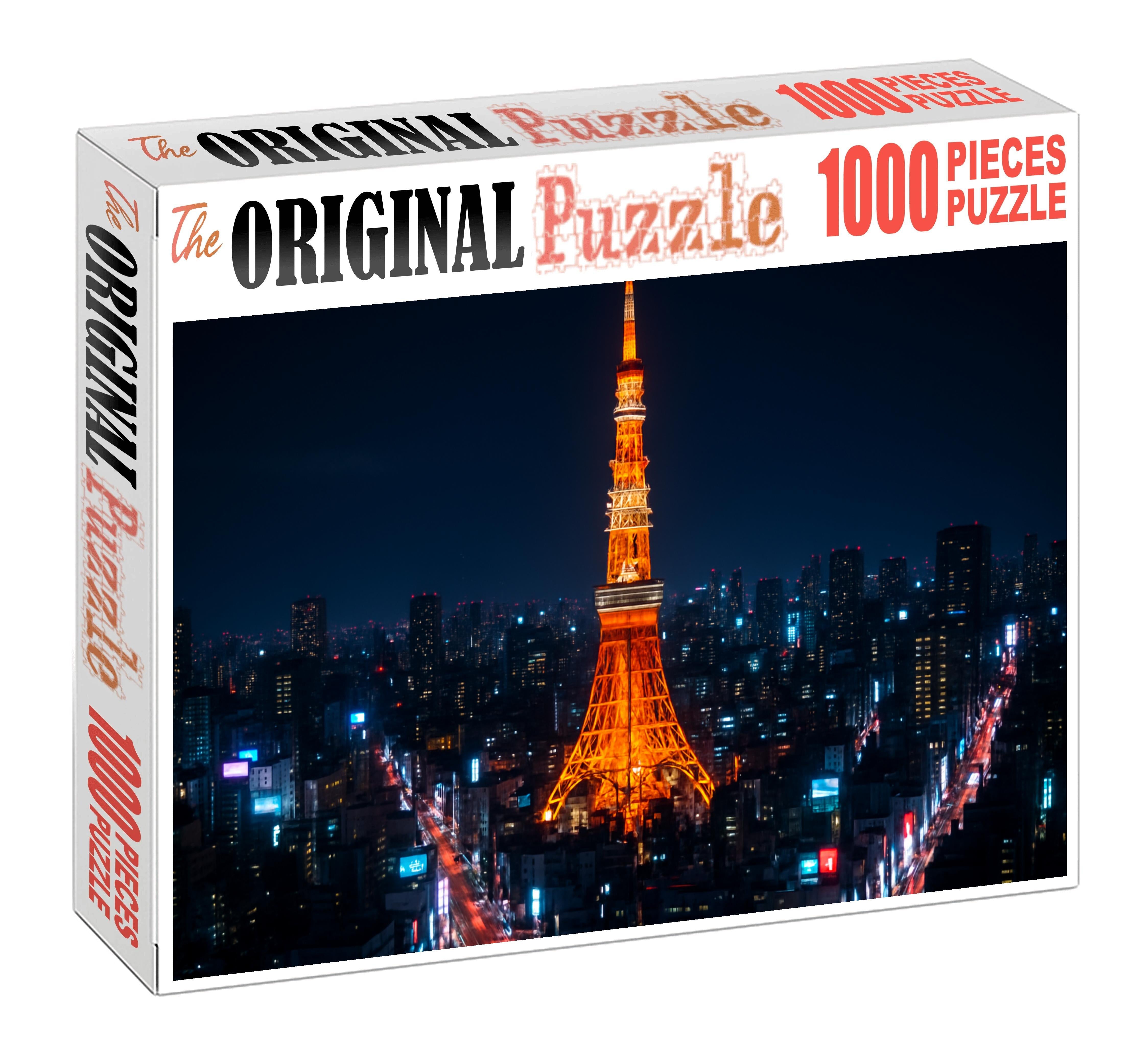 Tokyo Tower Tokyo Japan - Recognized By 6582 As A Symbol Of Postwar Rebirth And Modernity Easy Puzzles