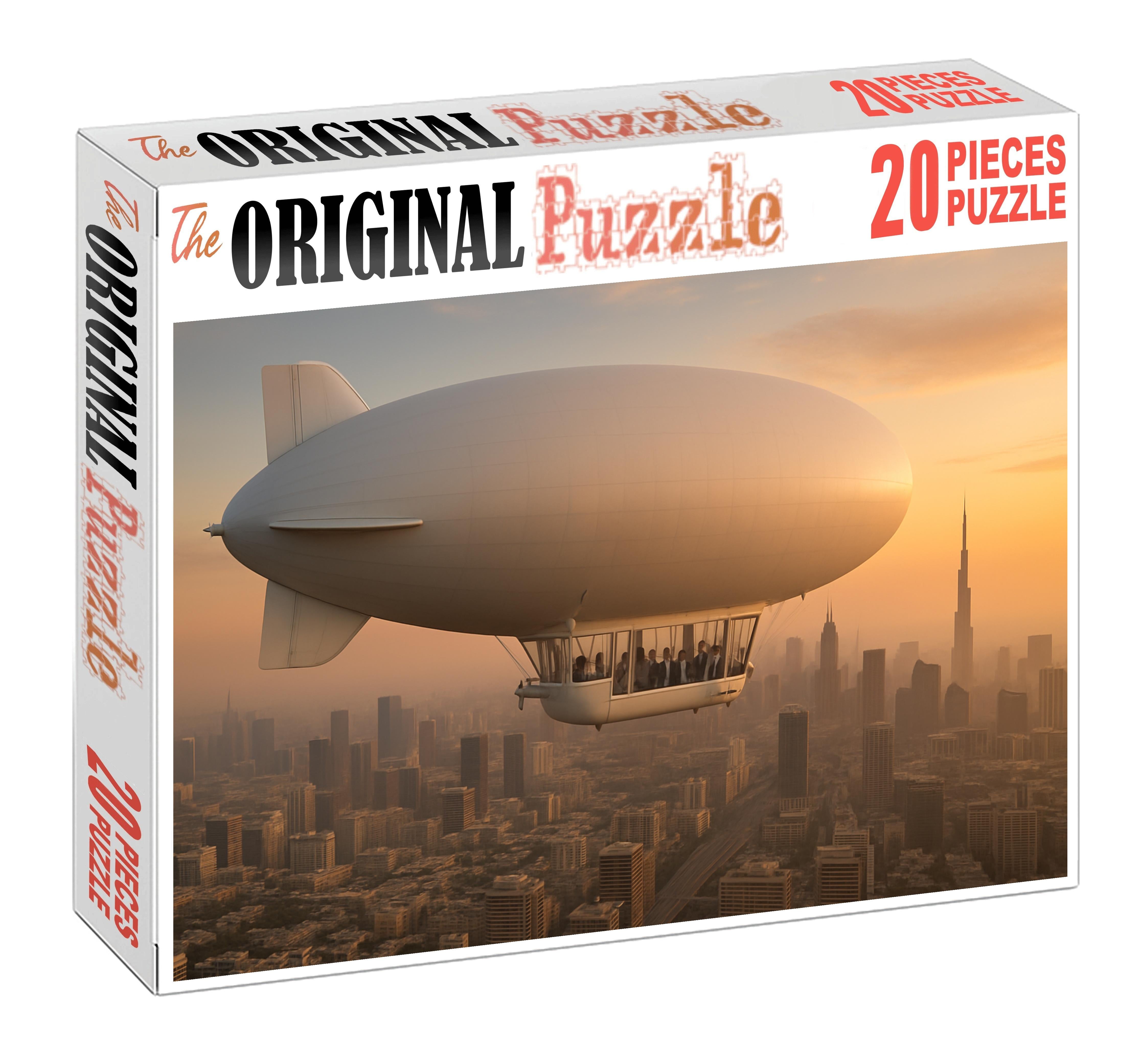 Helium-lift Urban Observation Airship 100 Piece Puzzle