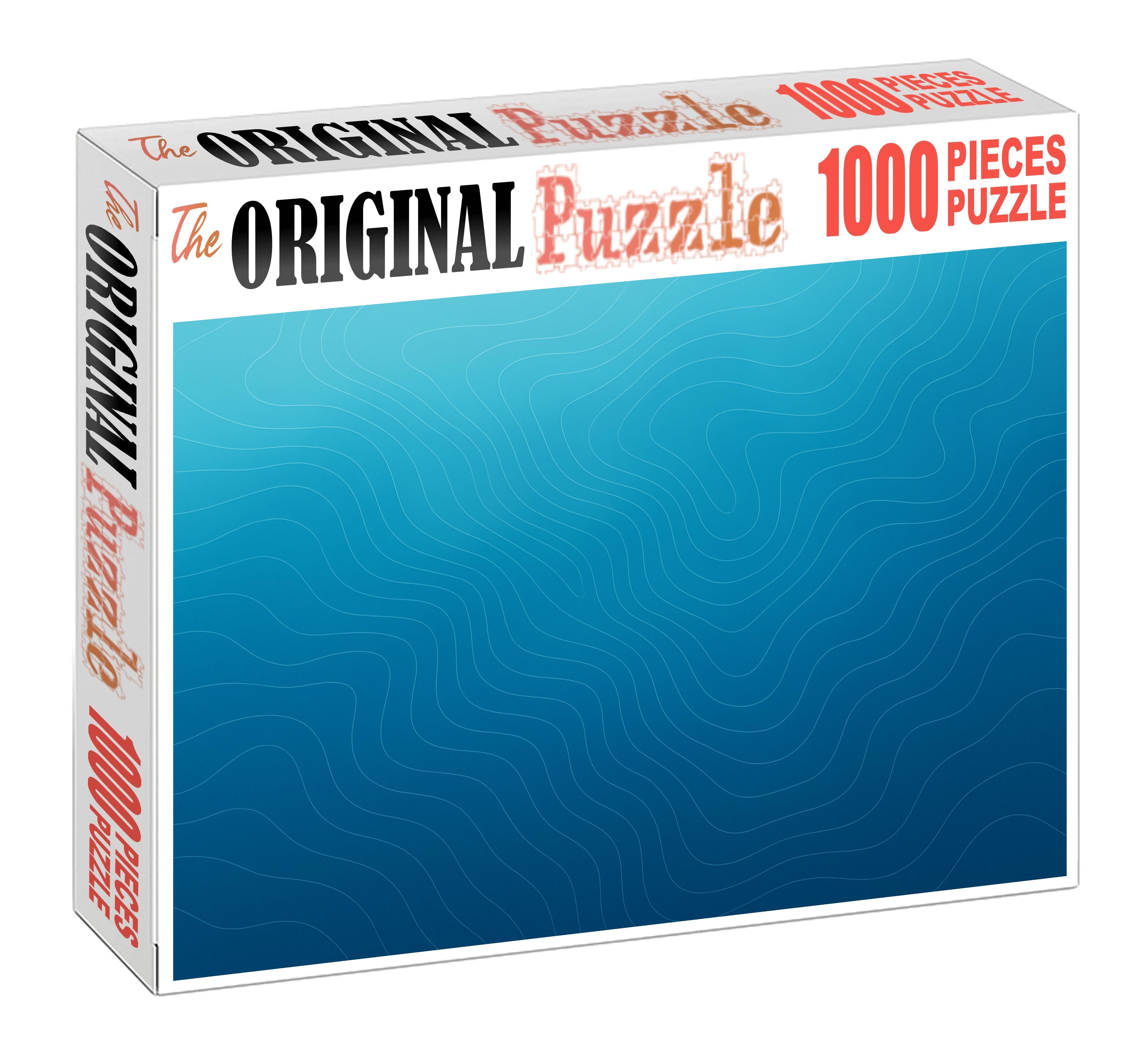 Underwater Relief Gradient Chart 500 Piece Puzzle