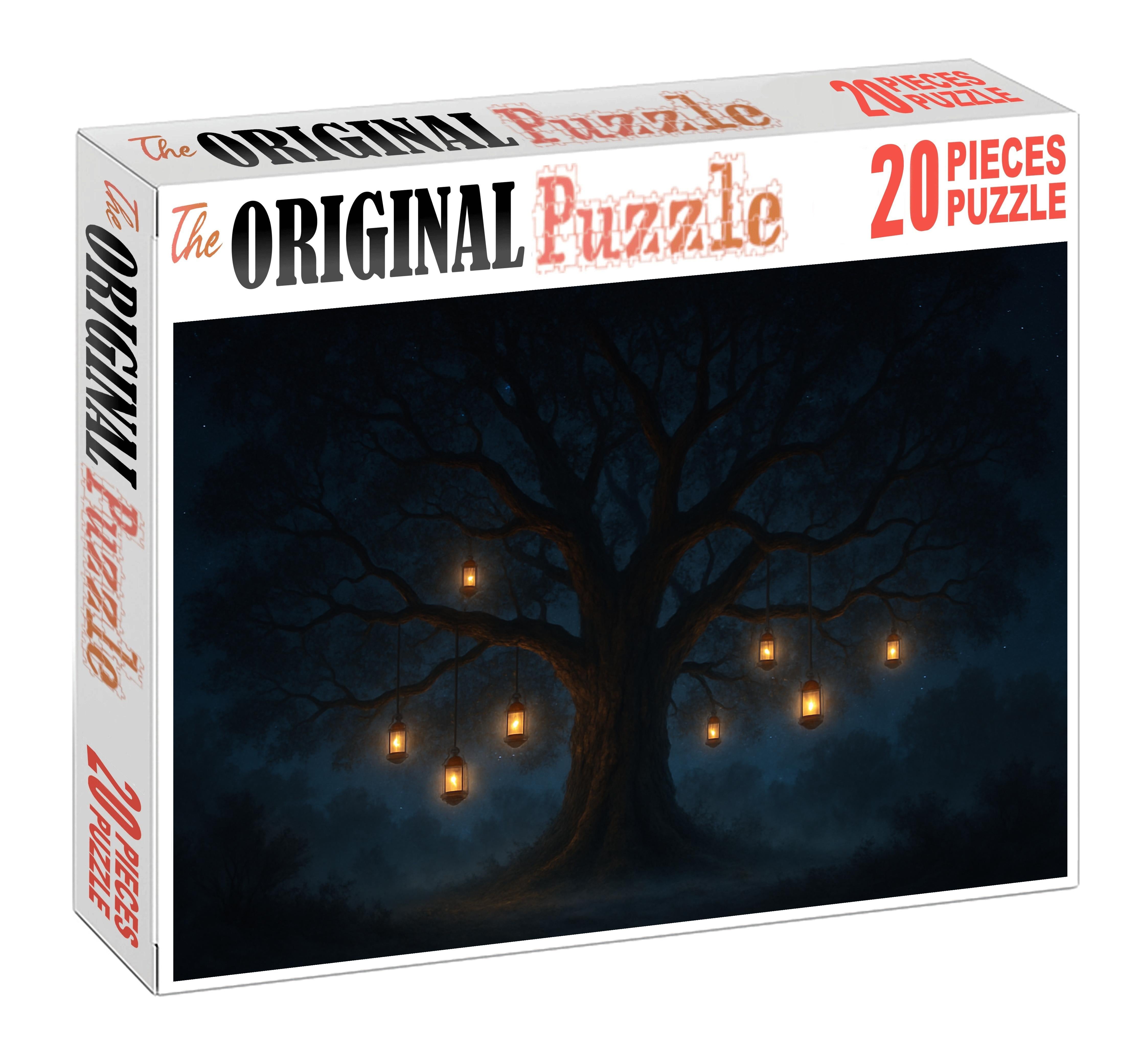 The Lantern Tree At Midnight Large Format Puzzle