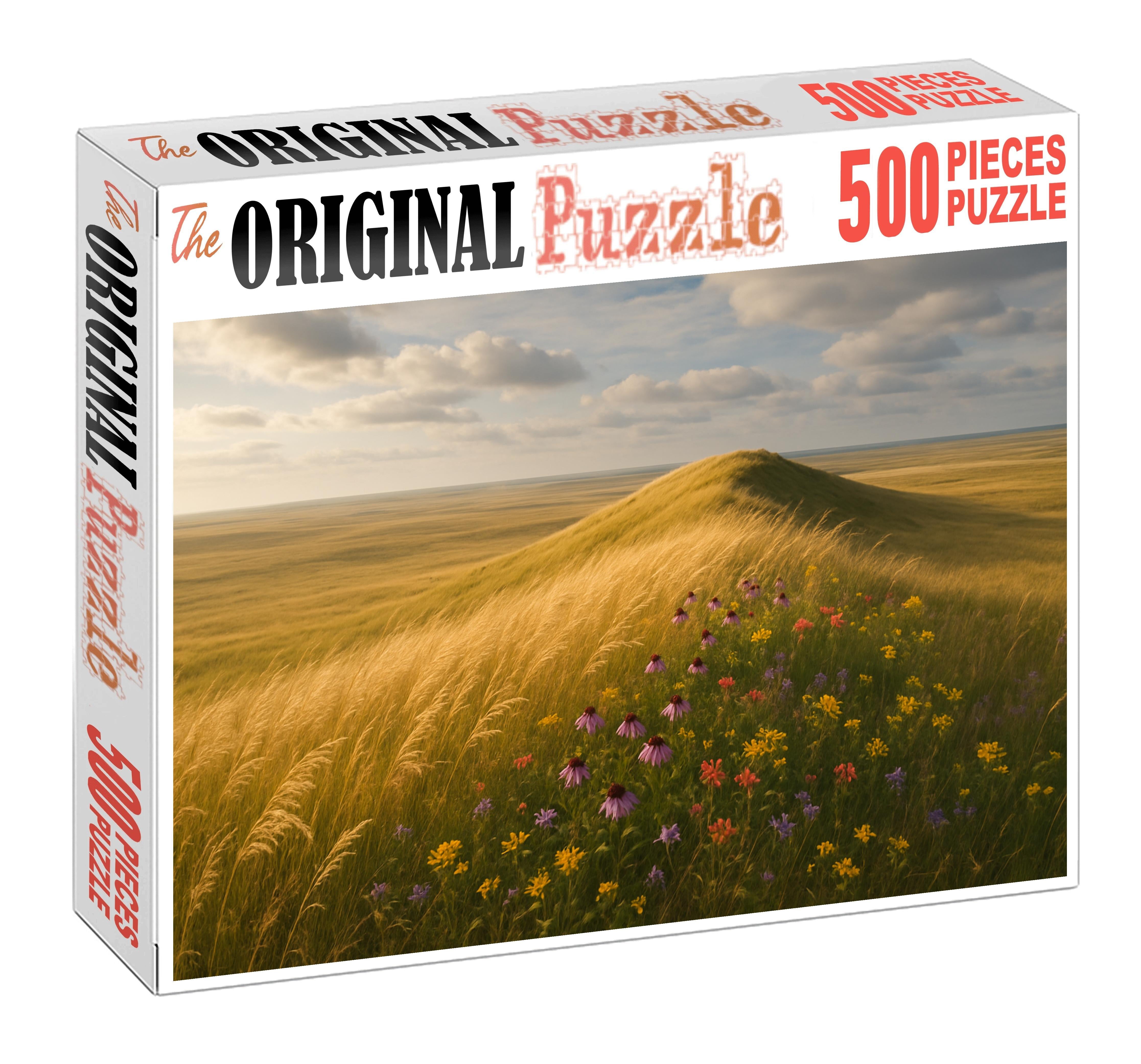 Golden Prairie Ridge Custom Jigsaw Puzzle