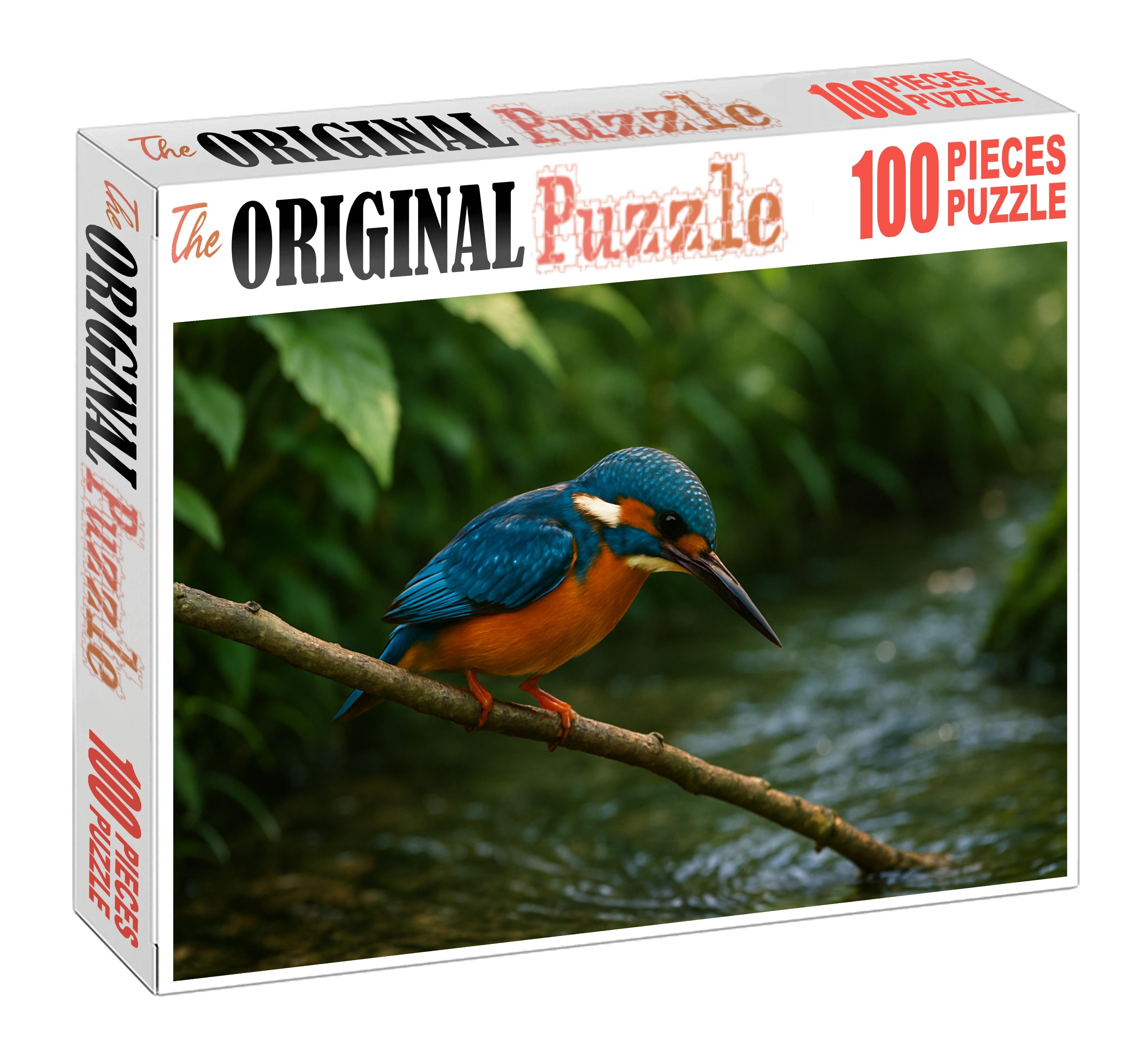 Azure Kingfisher Jewel Of The Rippling Streams 300 Piece Puzzle