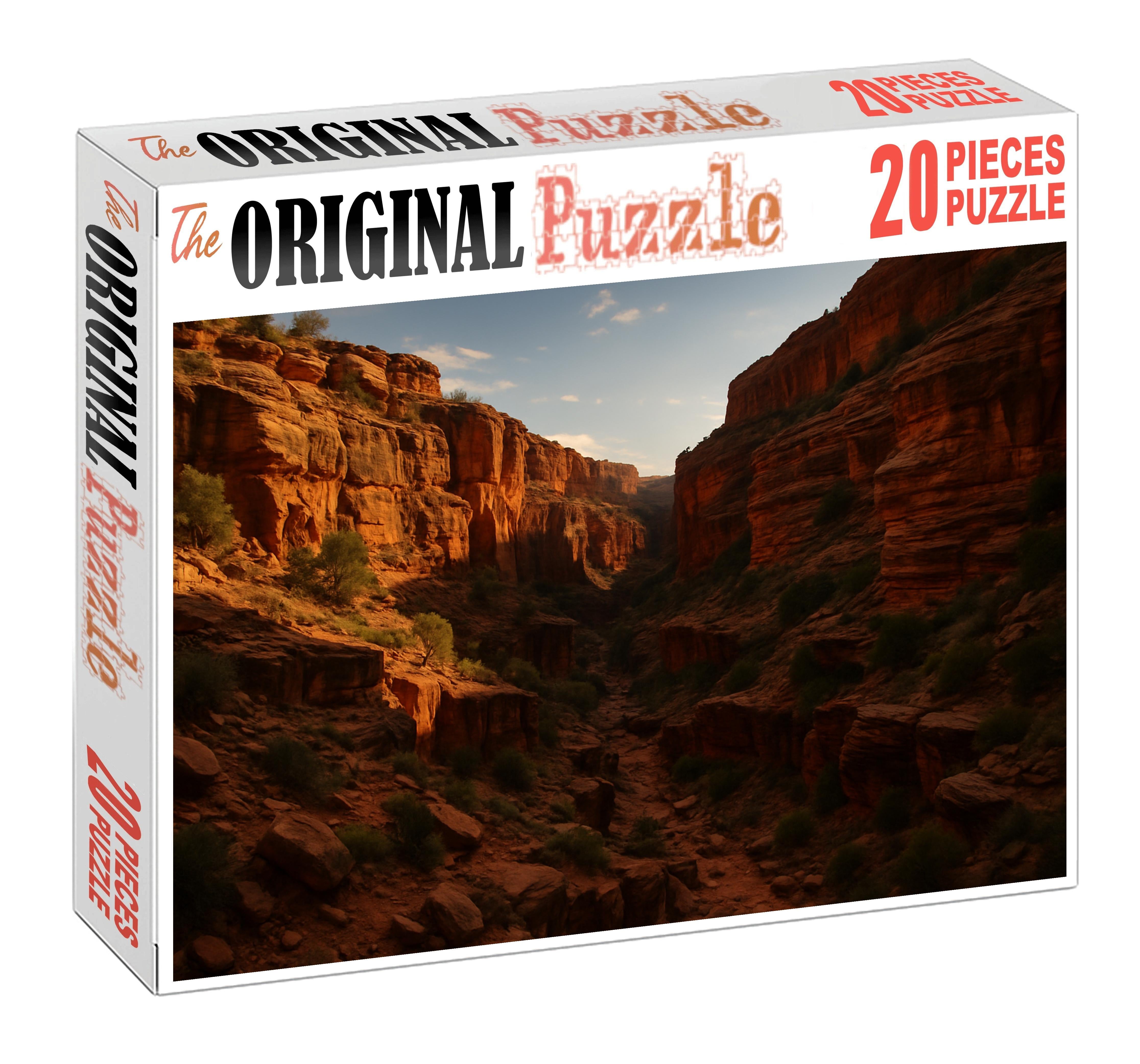 Sunlit Canyon Overlook 500 Piece Puzzle