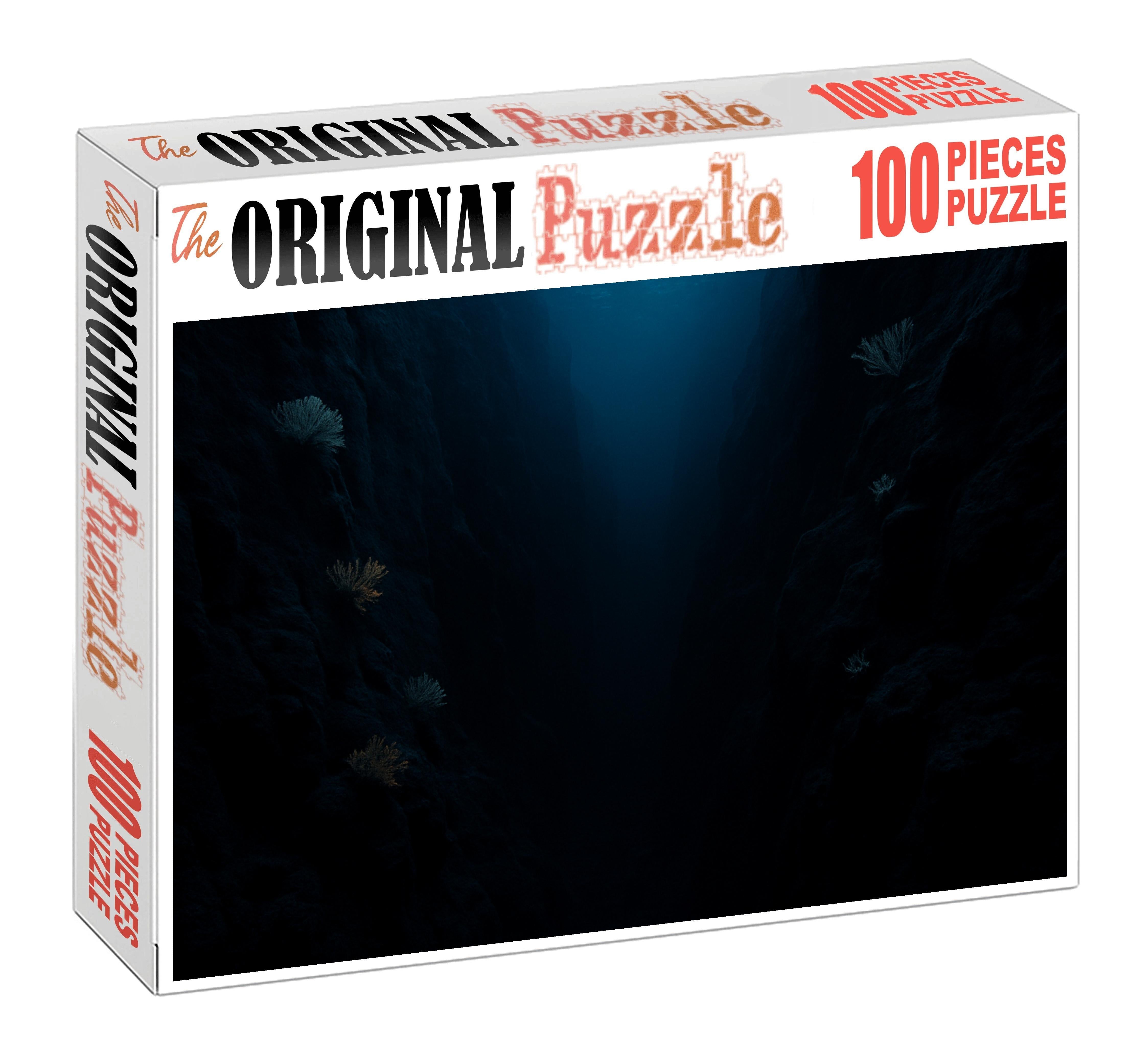 Obsidian Canyon Rift Dramatic Deep-sea Walls And Chasms 50 Piece Puzzle