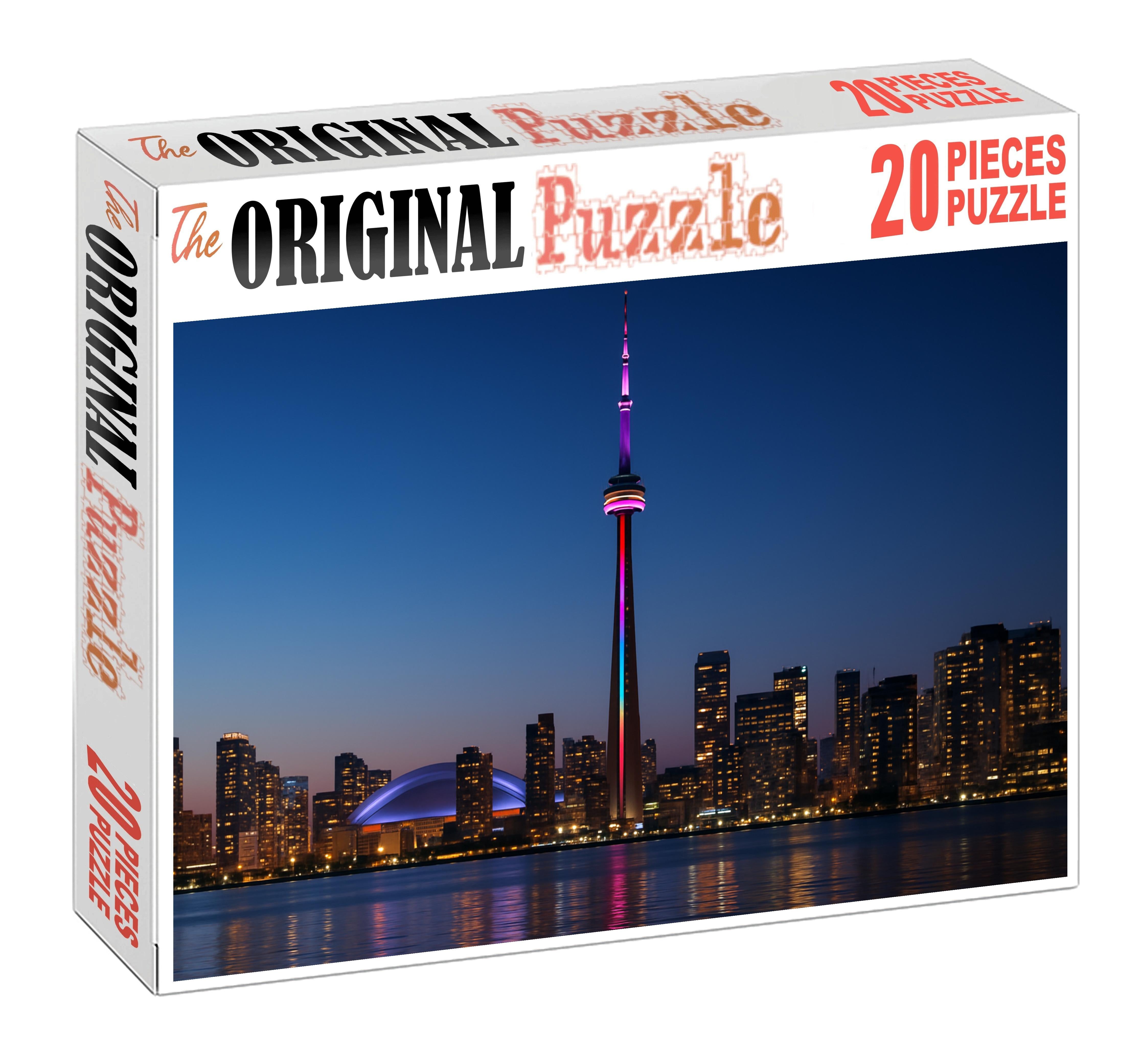 Cn Tower Toronto Canada  Recognized By 7365 Globally As An Engineering Marvel Puzzle Challenge