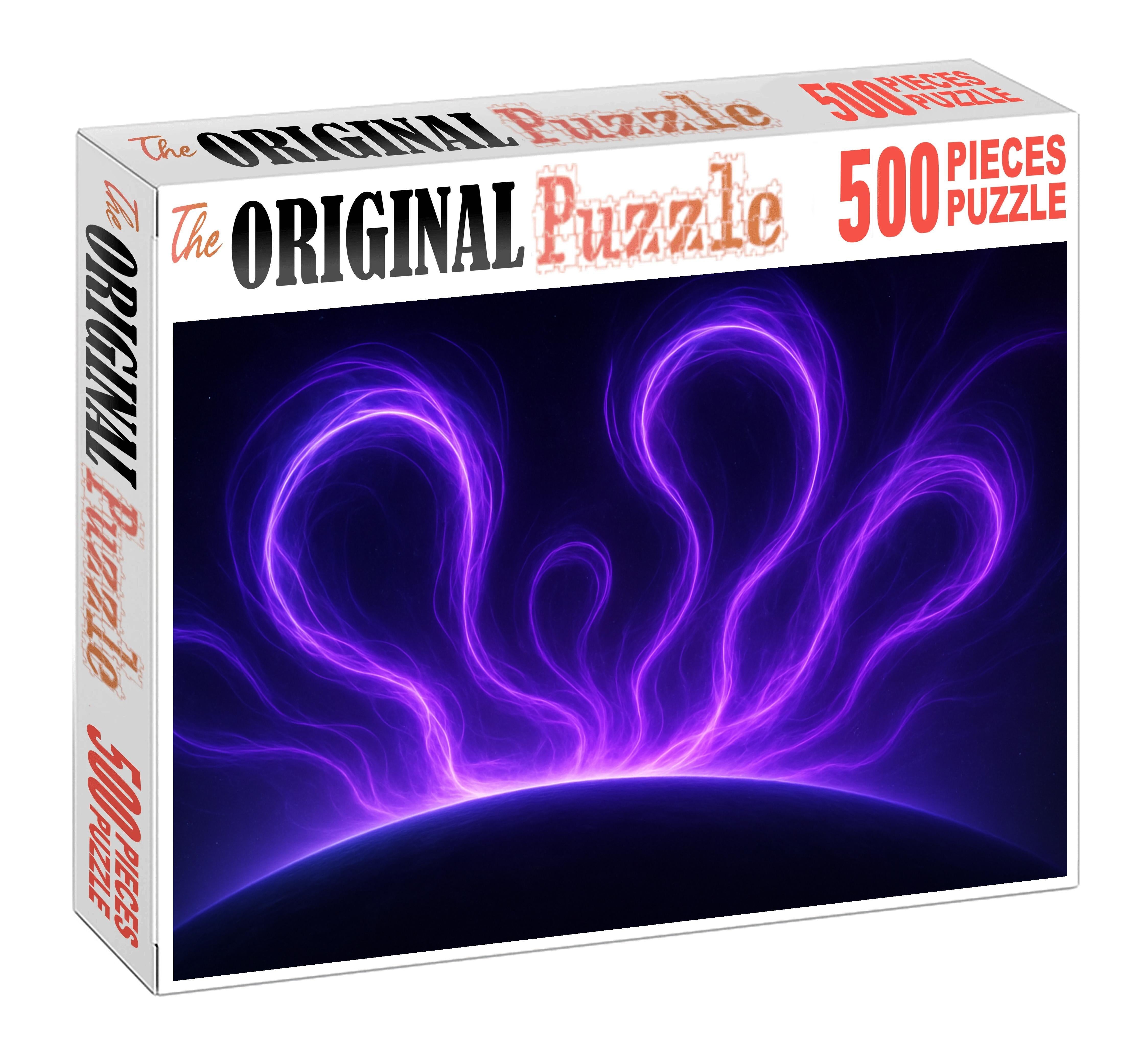 Violet Plasma Arcs Puzzle For Adults