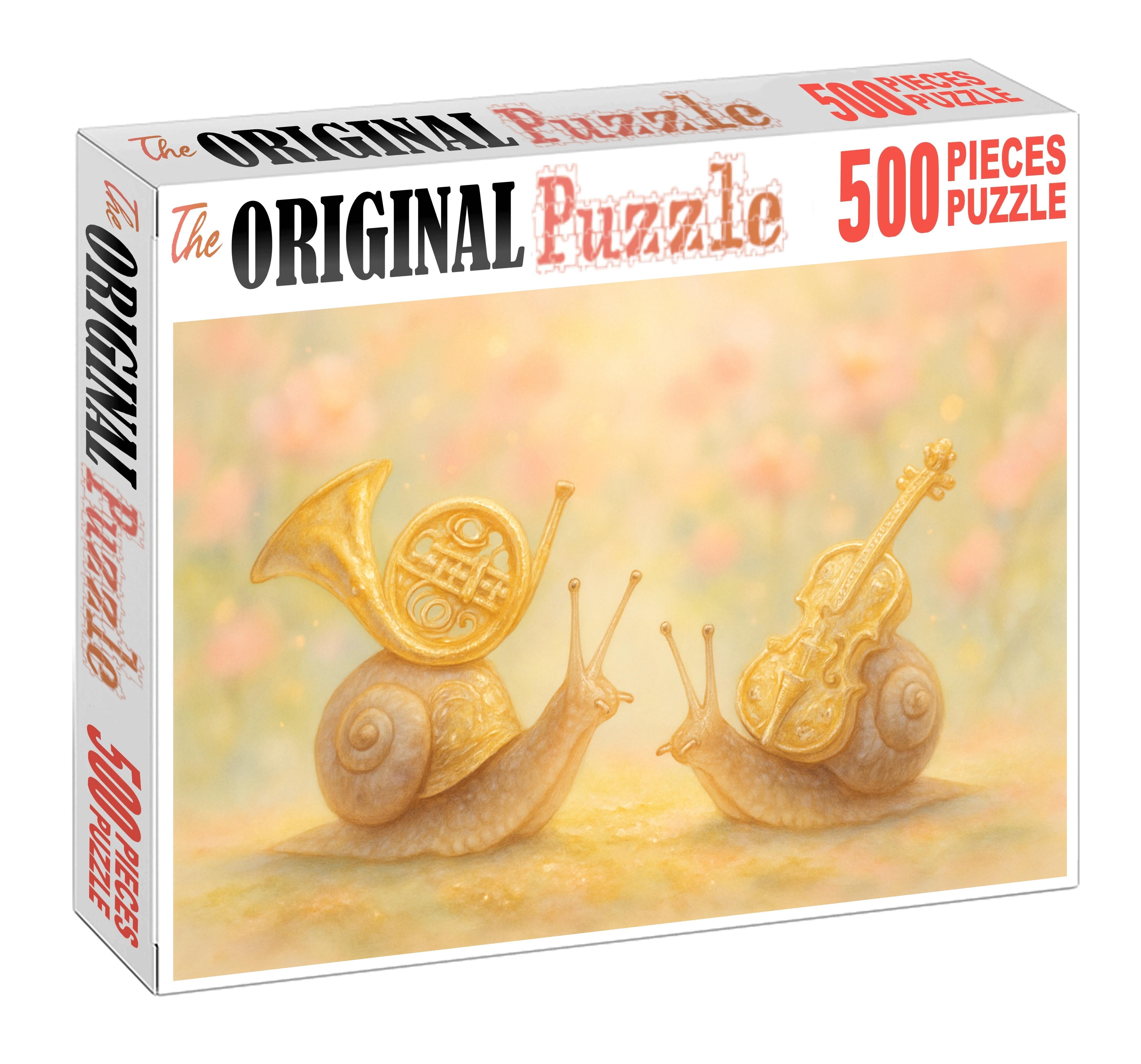 Whimsical Snail Symphony Puzzle Challenge