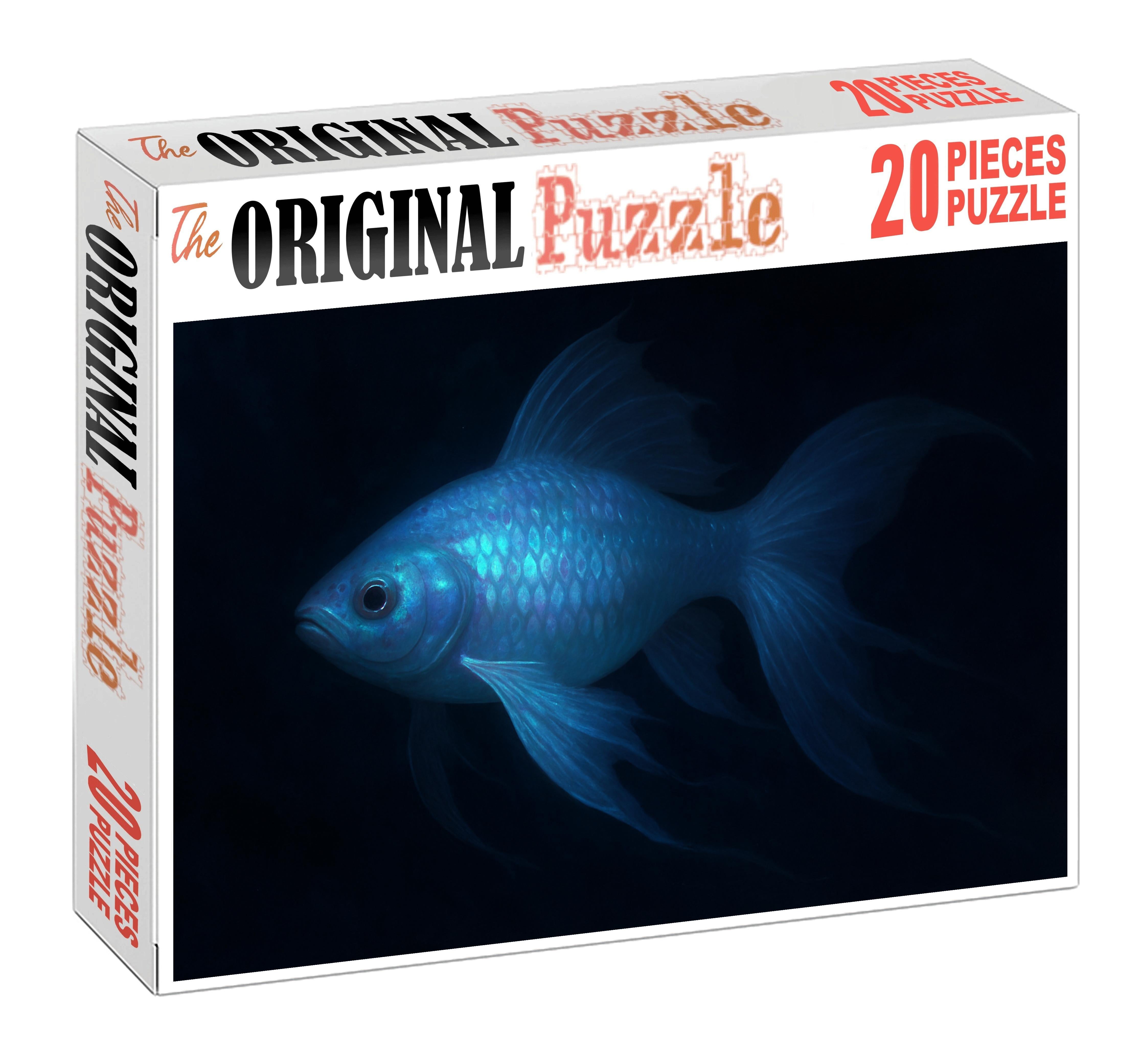 Opal Crest Fish Deep Water Species With Luminescent Scales And Intricate Fins Custom Jigsaw Puzzle