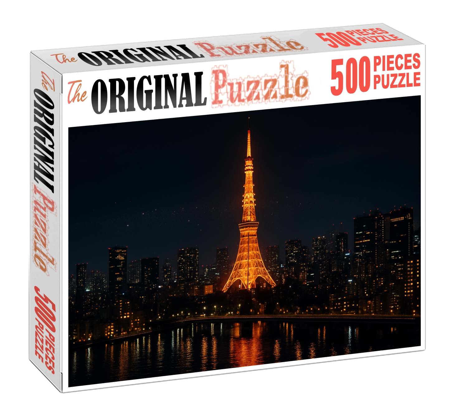 Tokyo Tower Tokyo Japan Recognized By 6910 Worldwide As A Modern Communication Icon Custom Jigsaw Puzzle
