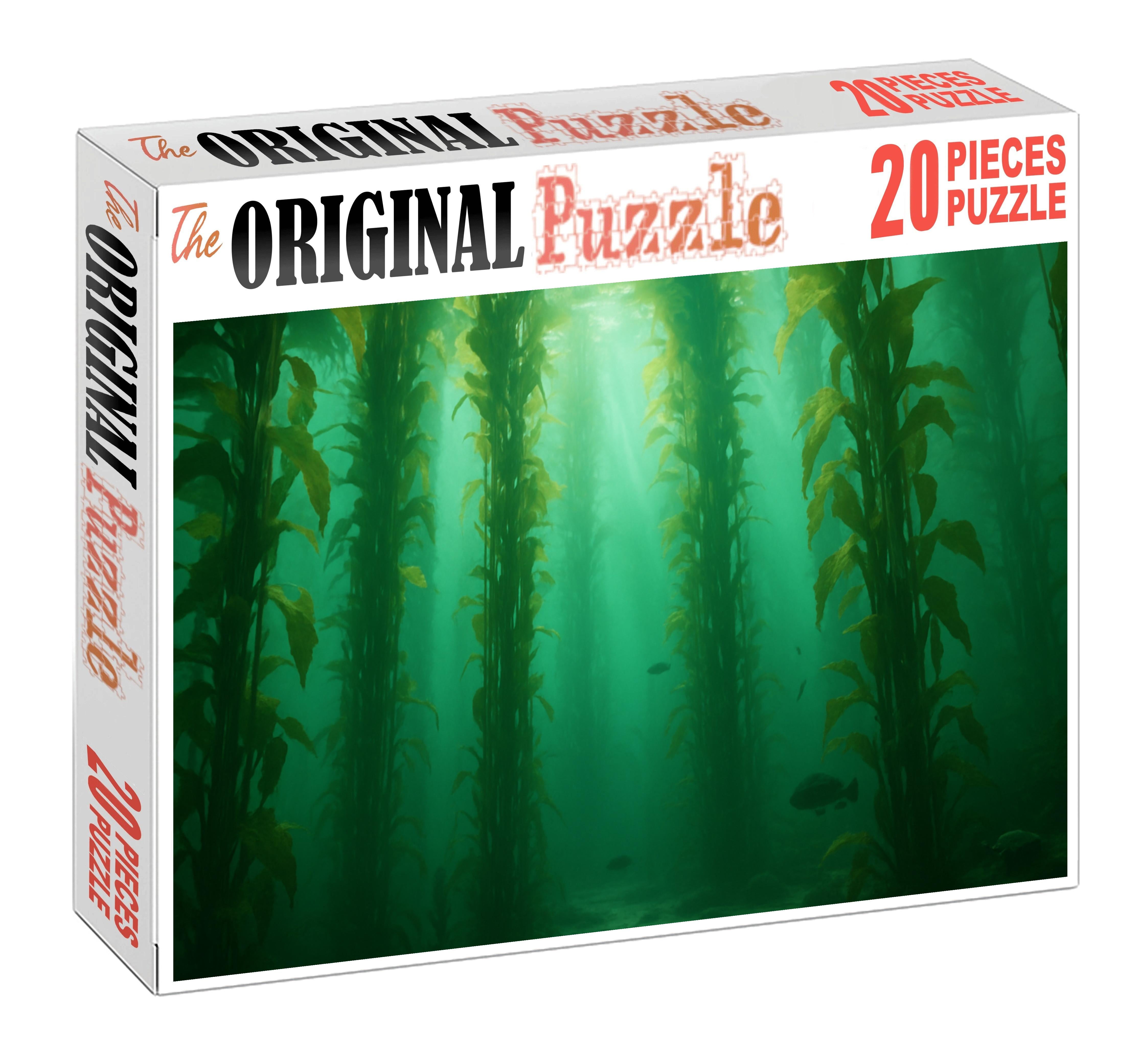 Silent Kelp Maze Towering Forests In Cool Subsurface Currents 200 Piece Puzzle
