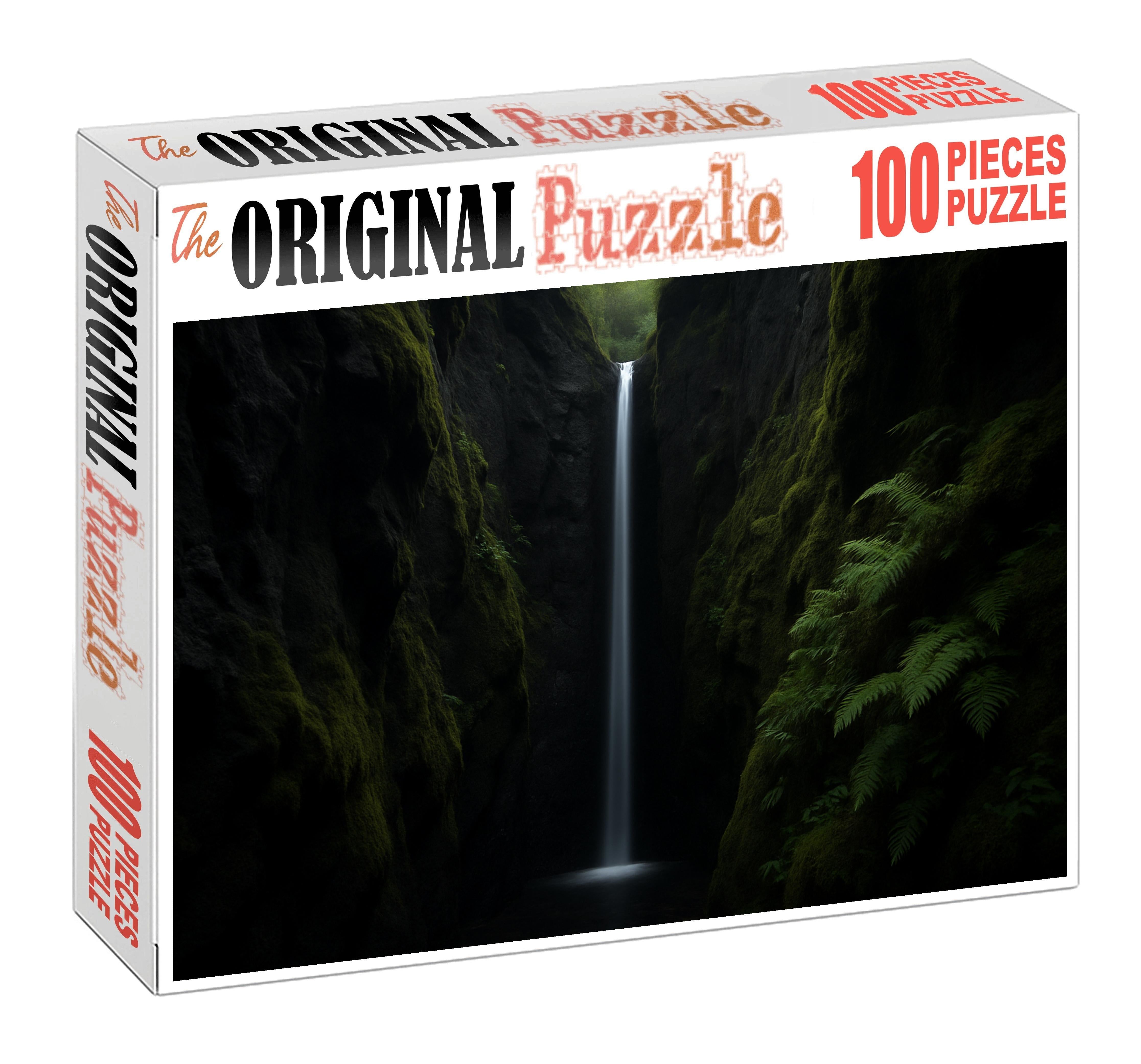 Silent Ebony Cascade Large Format Puzzle