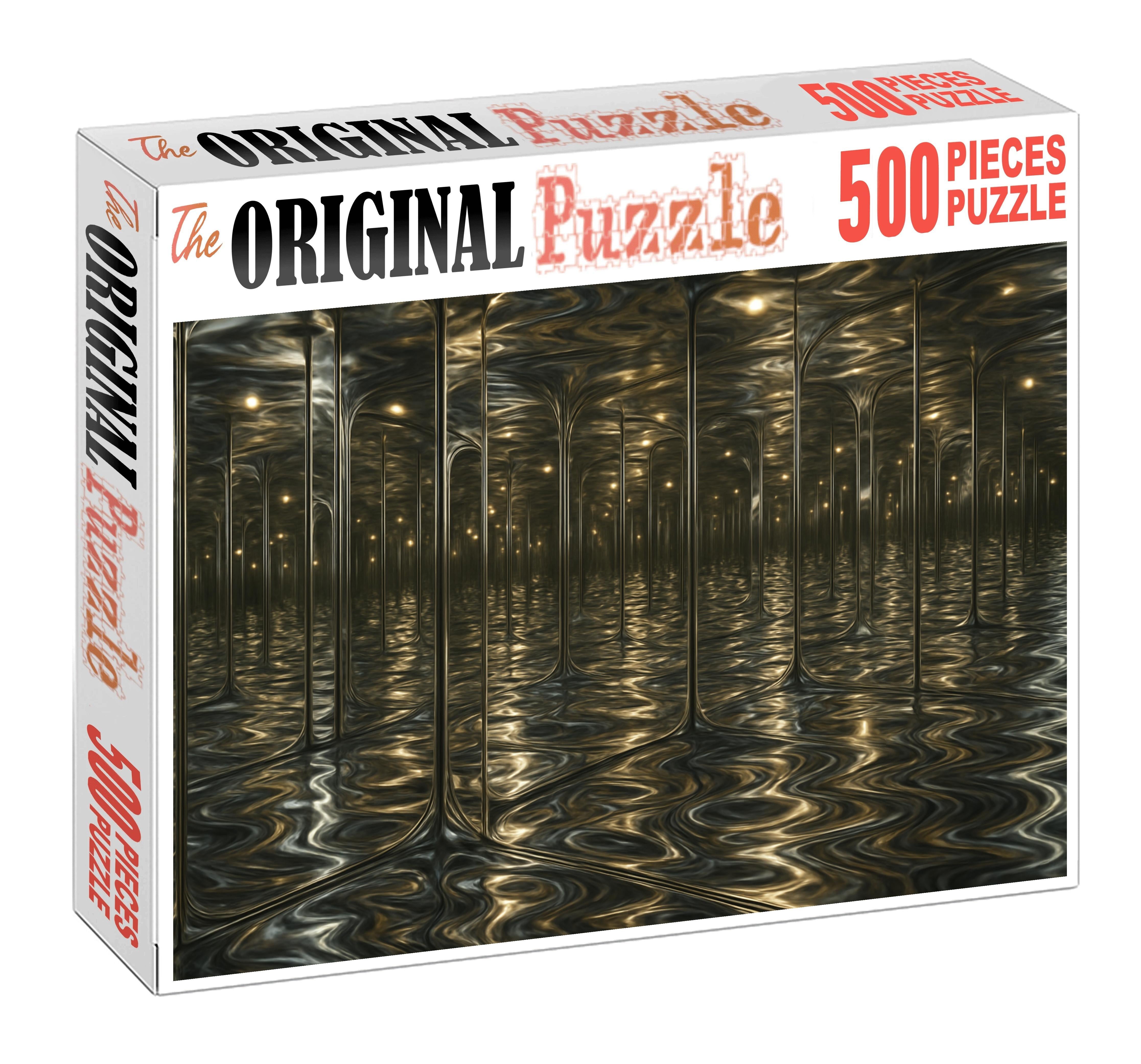 Mirrored Labyrinth Of Vanishing Paths Puzzle For Kids