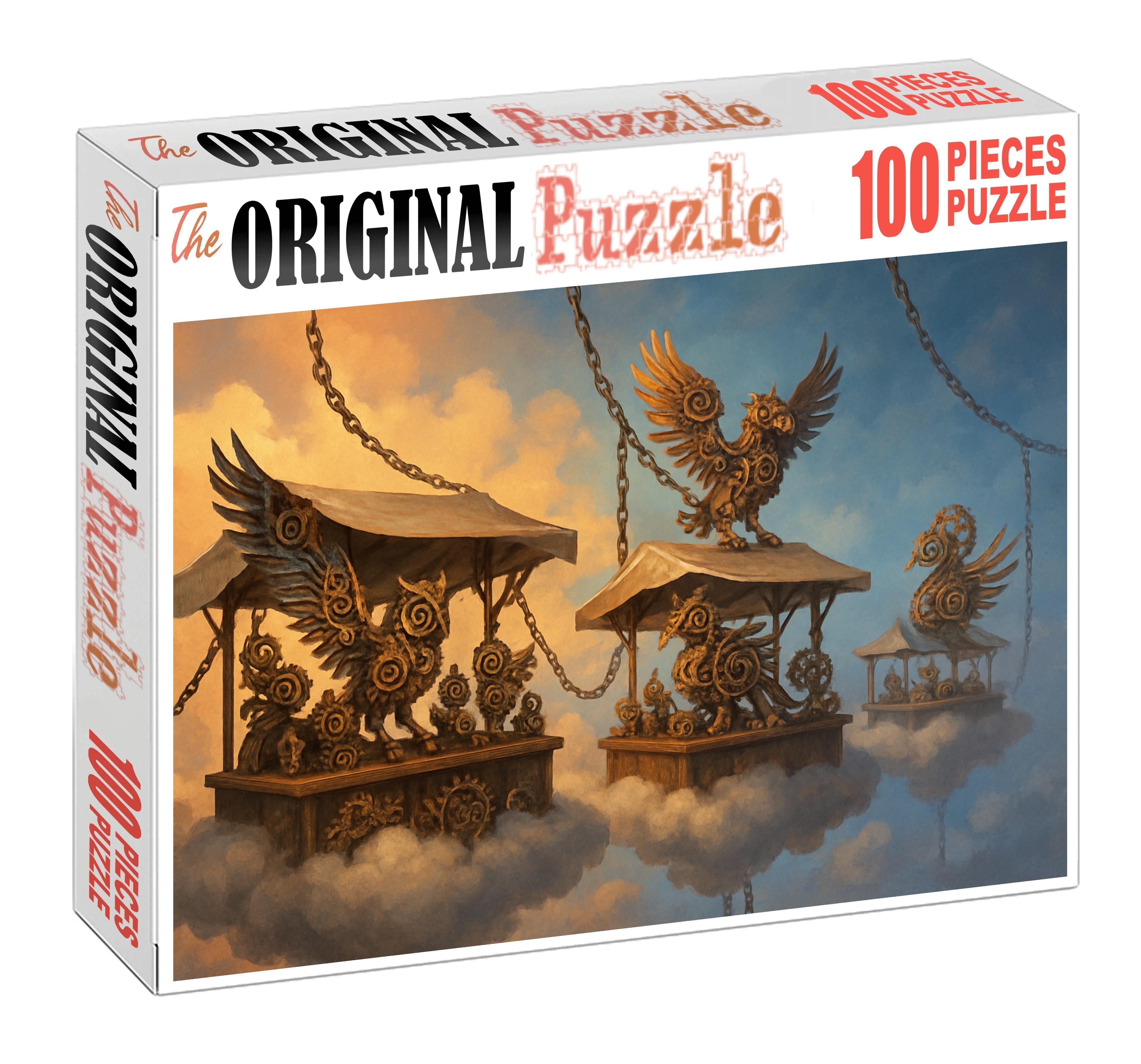 The Floating Bazaar Of Clockwork Dreams Puzzle For Adults